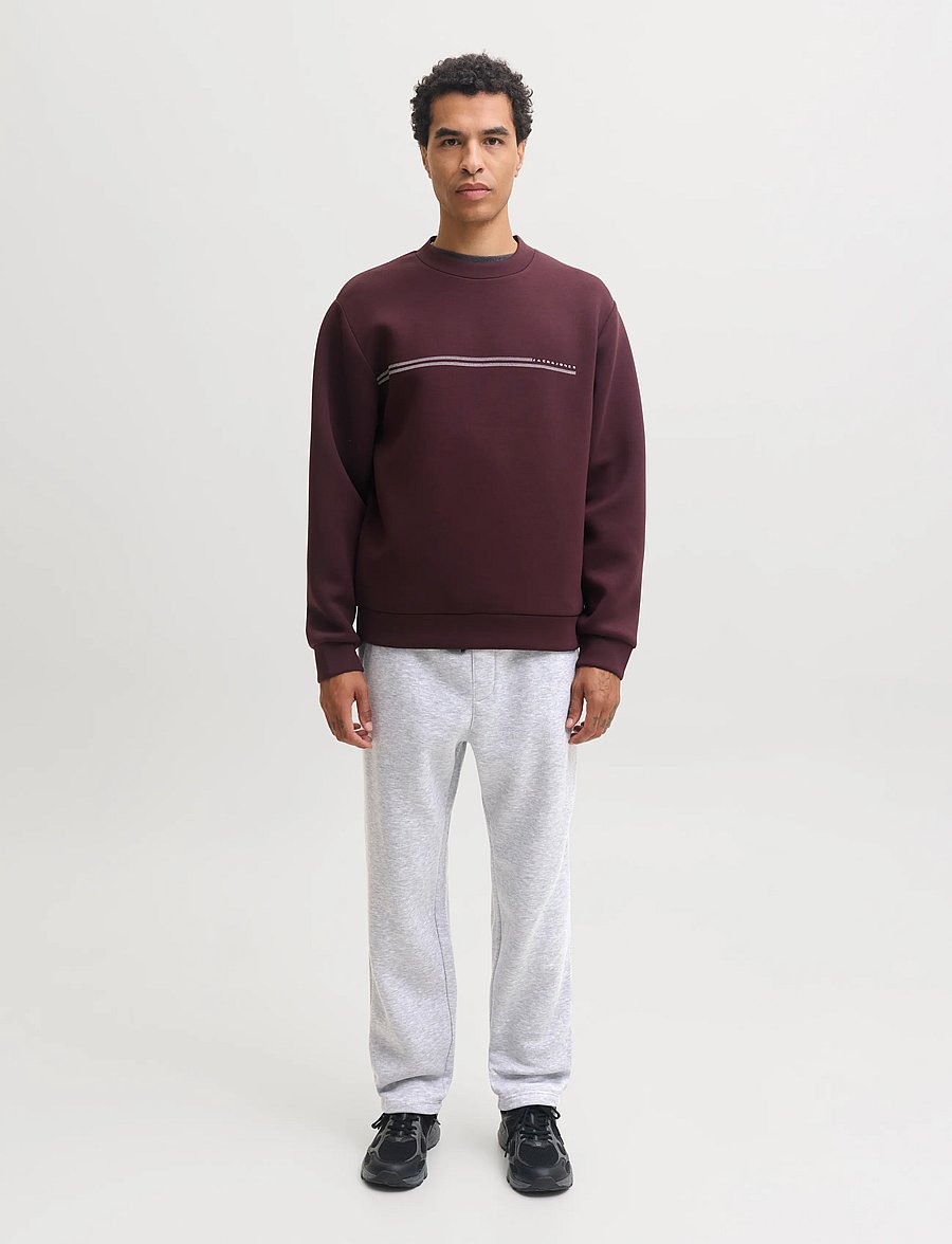 Jack & Jones - JPSTKANE BRADLEY UNCUFFED SWT PANT 2PKMP - kollektionen - light grey melange - 5