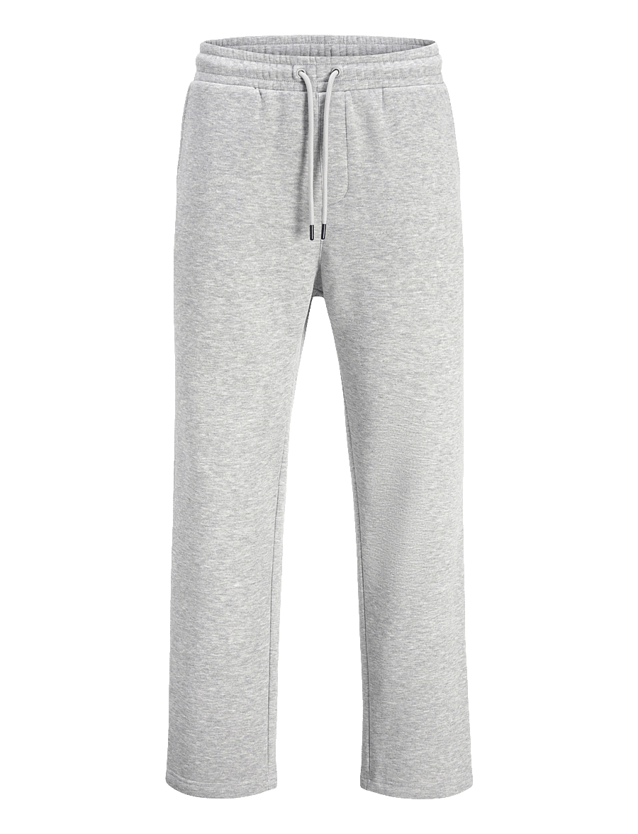 Jack & Jones - JPSTKANE BRADLEY UNCUFFED SWT PANT 2PKMP - collections - light grey melange - 1