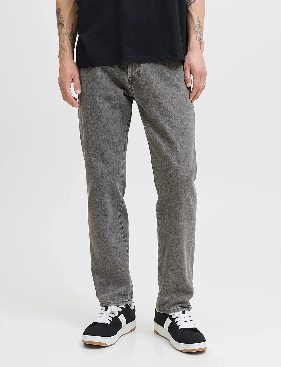 Jack & Jones - JJICHRIS JJORIGINAL SQ 067 NOOS - loose jeans - grey denim - 0
