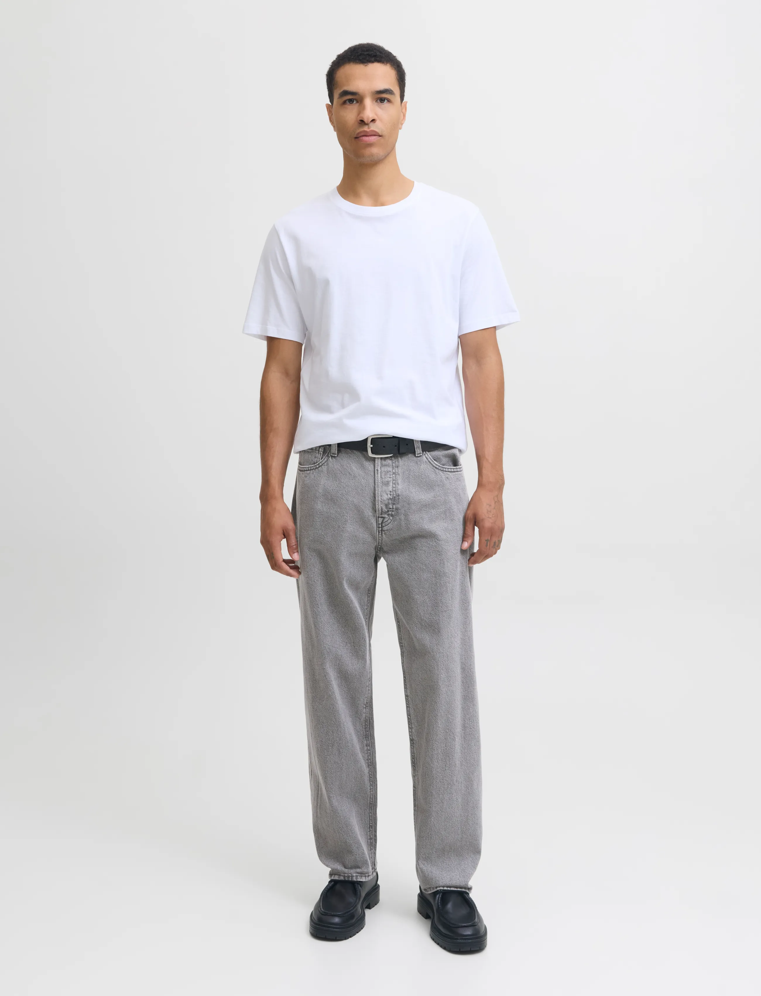 Jack & Jones - JJIEDDIE JJBASIC SQ 067 NOOS - grey denim - 4