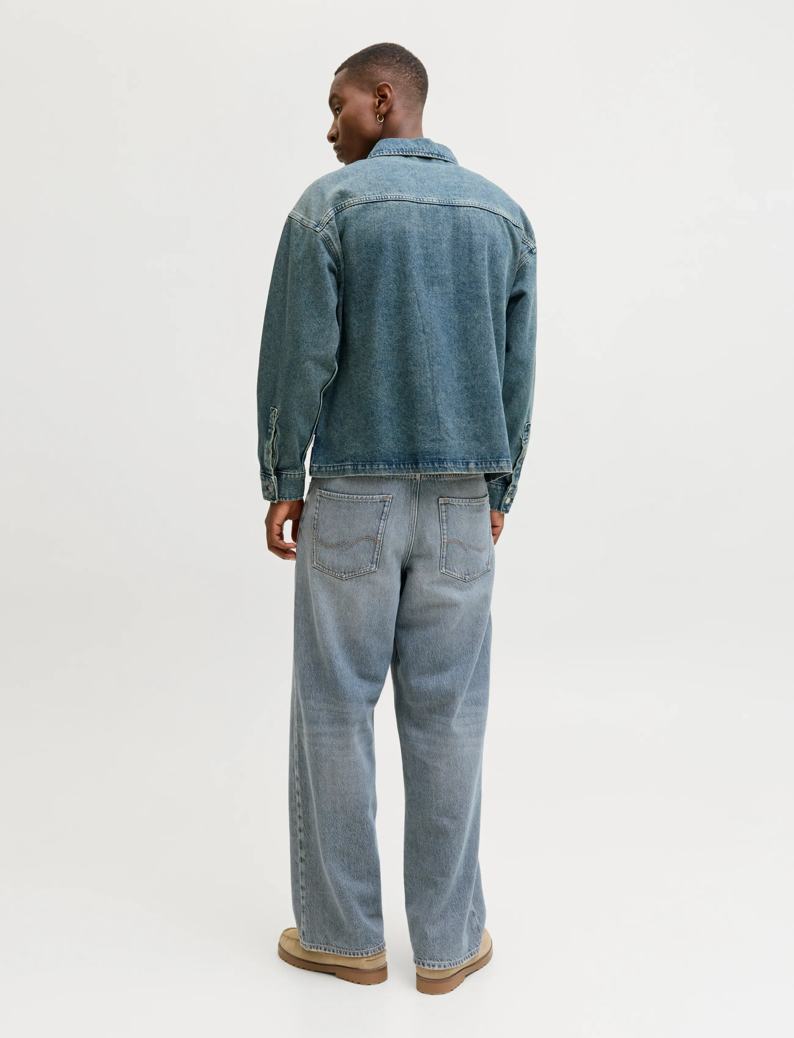 Jack & Jones - JJIDAVE JJORIGINAL SBD 968 LN - loose jeans - blue denim - 3