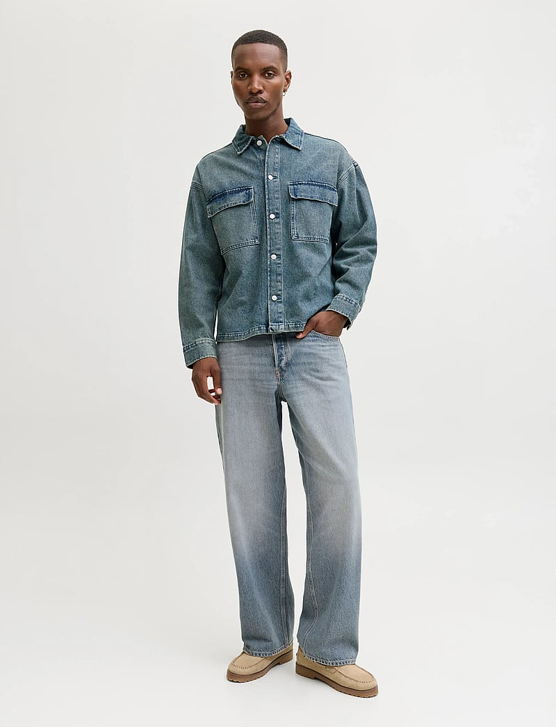 Jack & Jones - JJIDAVE JJORIGINAL SBD 968 LN - loose jeans - blue denim - 4
