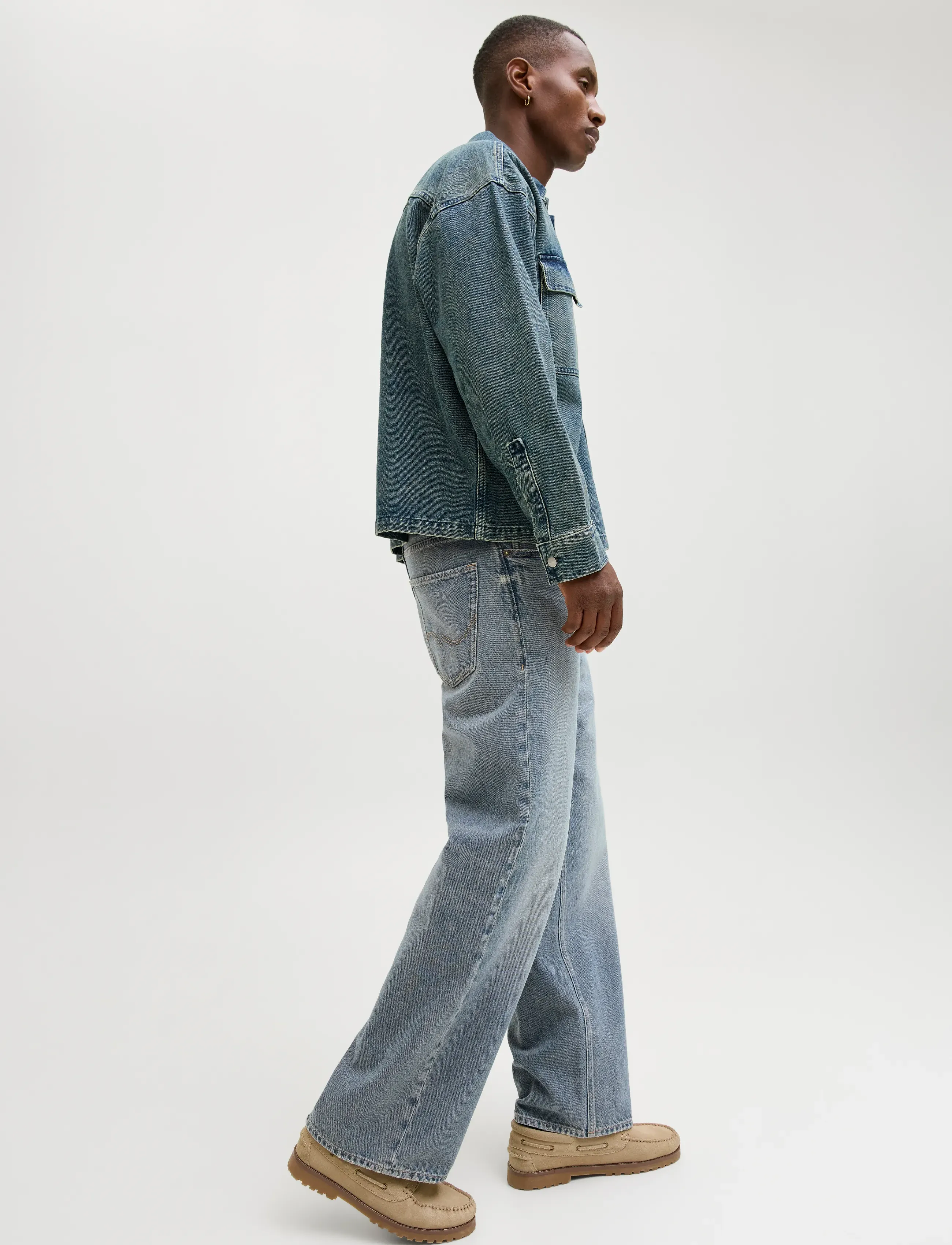 Jack & Jones - JJIDAVE JJORIGINAL SBD 968 LN - loose jeans - blue denim - 5