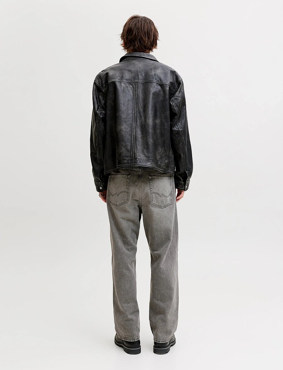 Jack & Jones - JJIALEX JJORIGINAL NS 336 BF - loose jeans - black denim - 3