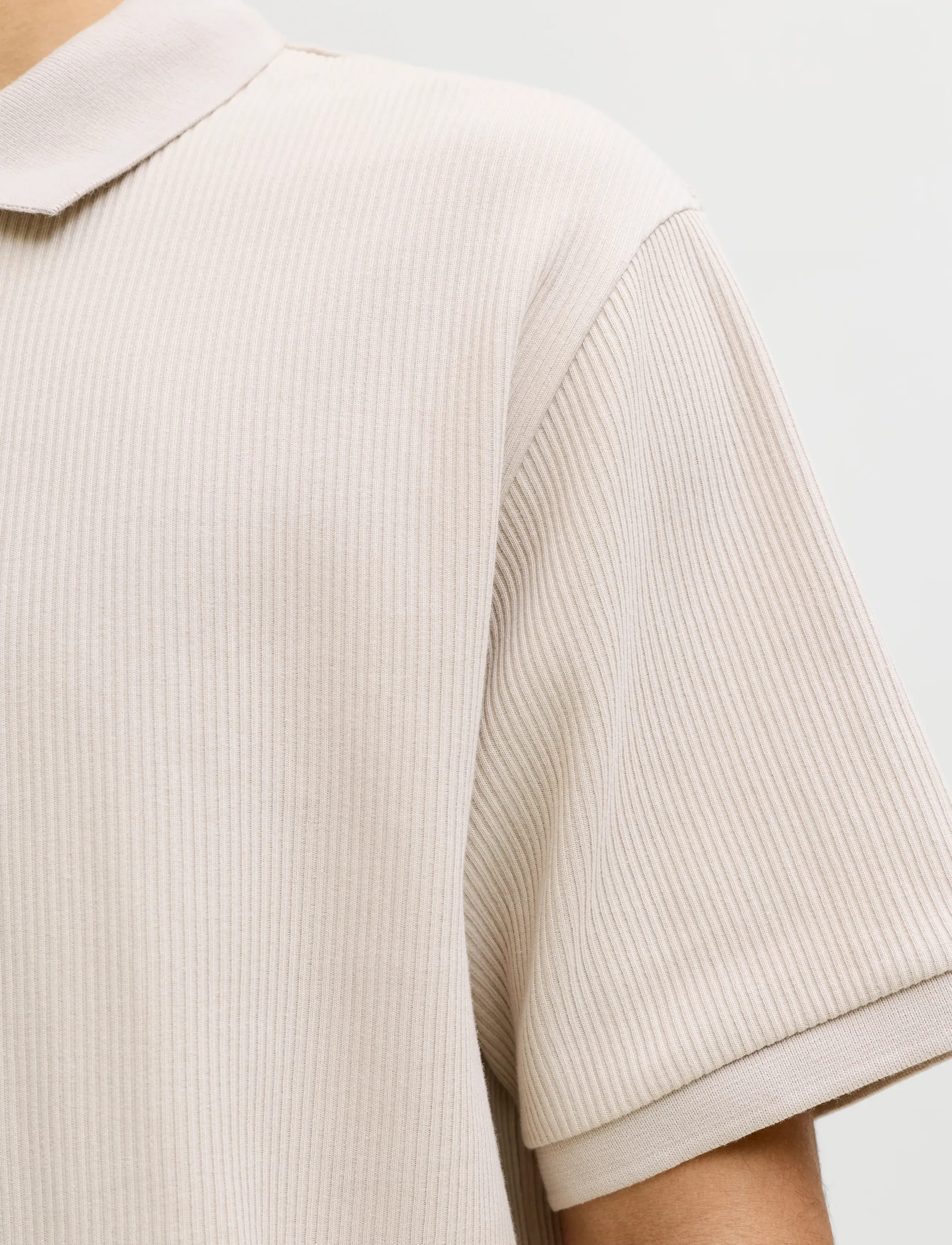 JACK & JONES Jjeharrison Structure Polo Ss Ln pikéer herr – bild 6