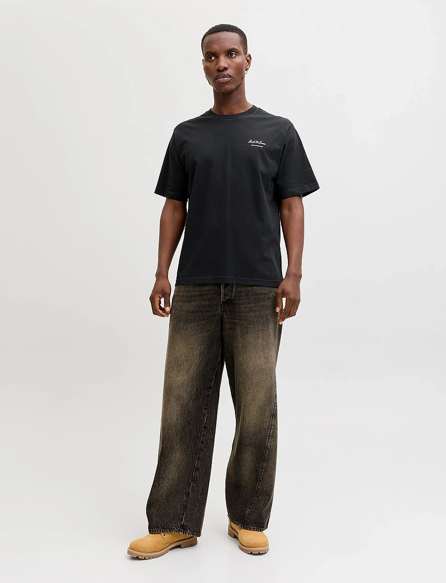 Jack & Jones - JJEARCHIVE GRAPHIC TEE SS O-NECK NOOS - kortærmede t-shirts - black - 3