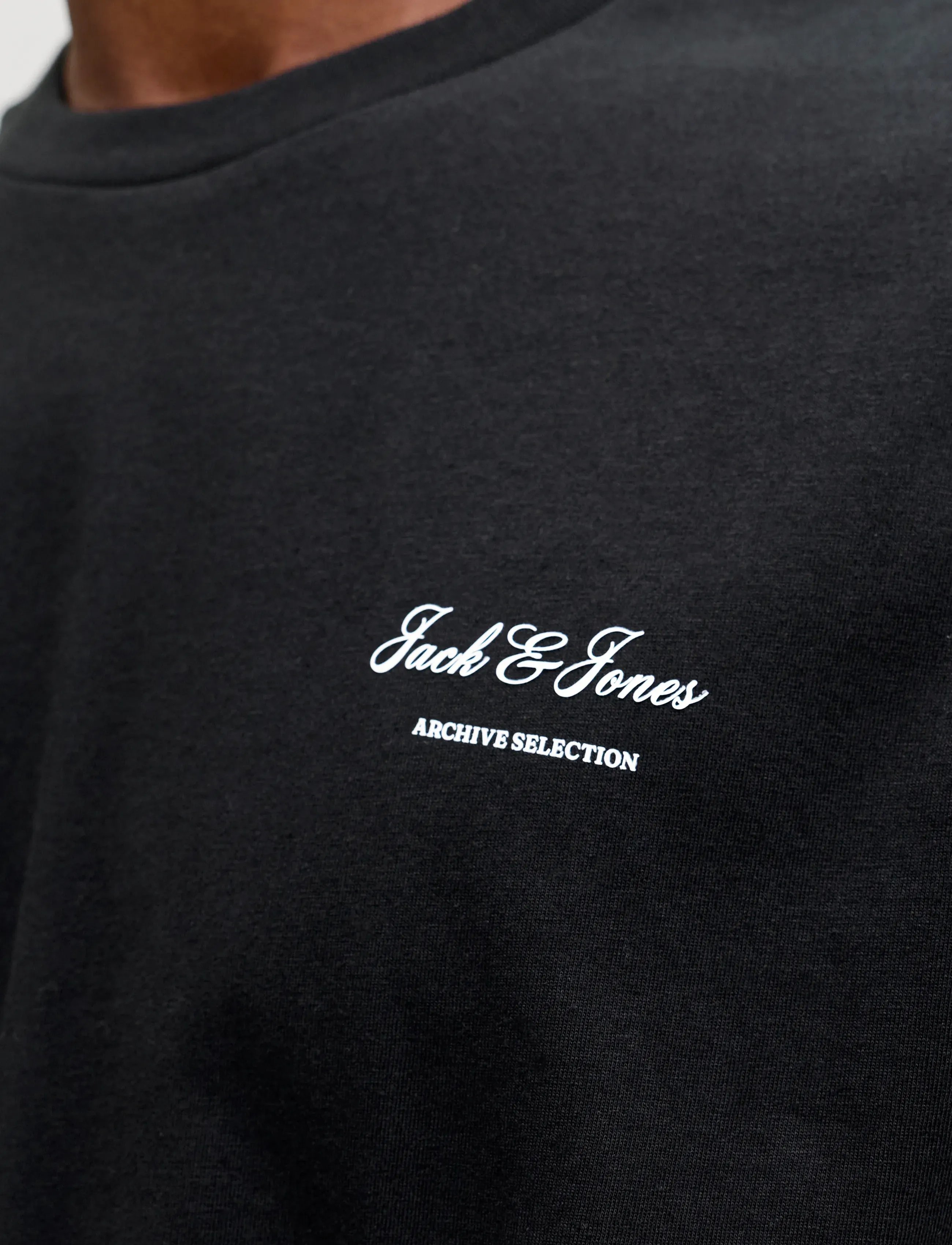 Jack & Jones - JJEARCHIVE GRAPHIC TEE SS O-NECK NOOS - short-sleeved t-shirts - black - 4