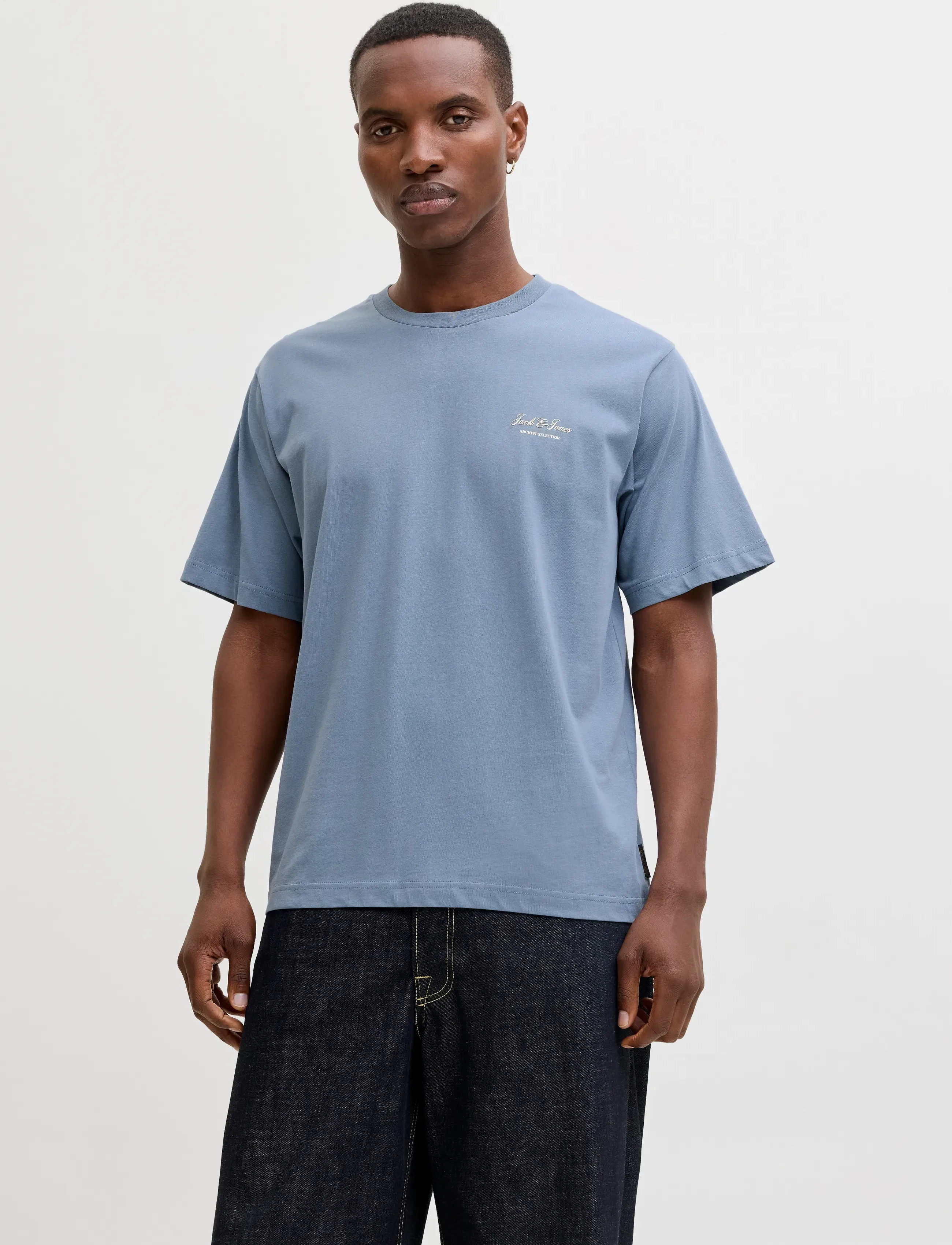 Jack & Jones JJEARCHIVE GRAPHIC TEE SS O-NECK NOOS - Kläder - BLUE MIRAGE / blue