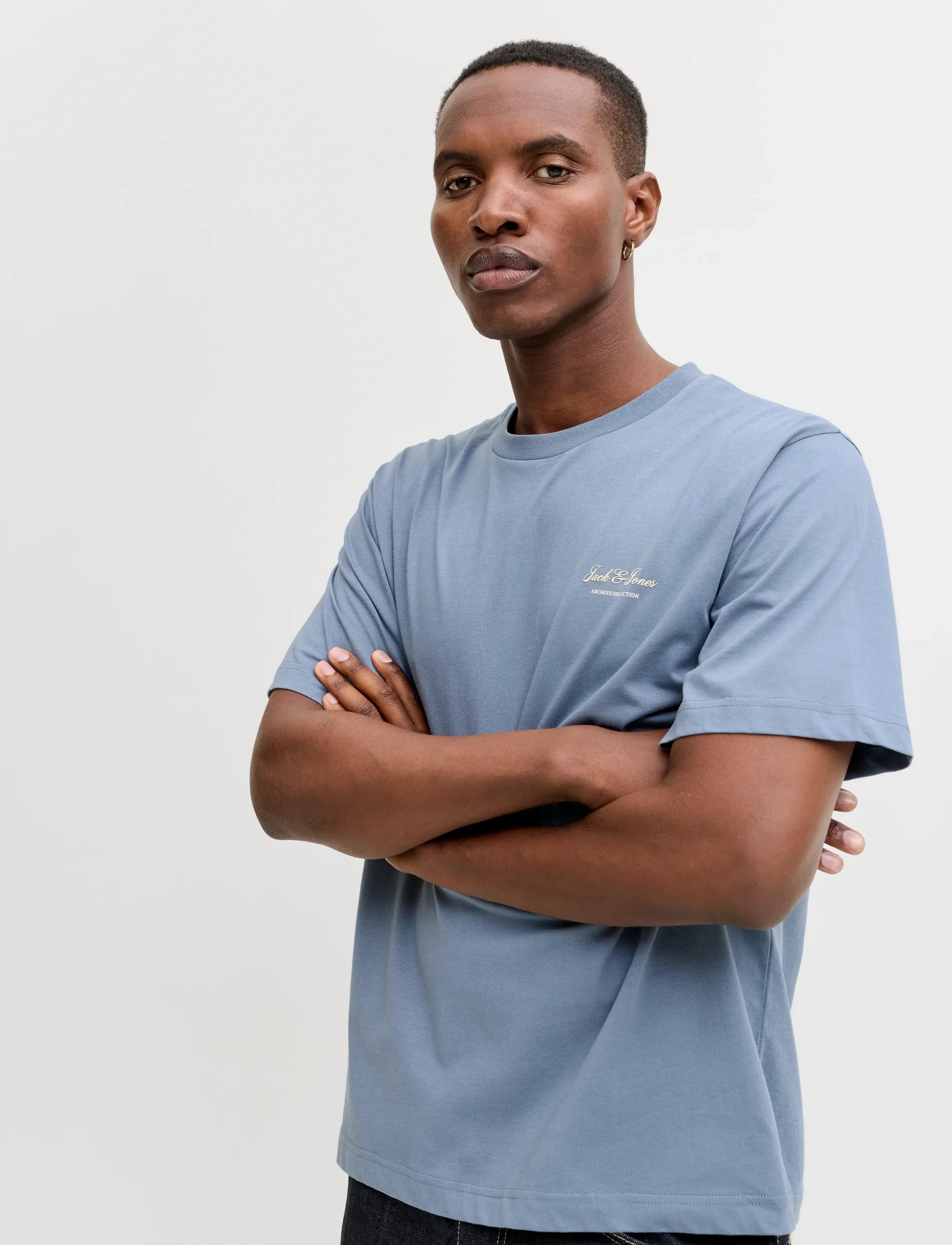 Jack & Jones - JJEARCHIVE GRAPHIC TEE SS O-NECK NOOS - lühikeste varrukatega t-särgid - blue mirage - 5