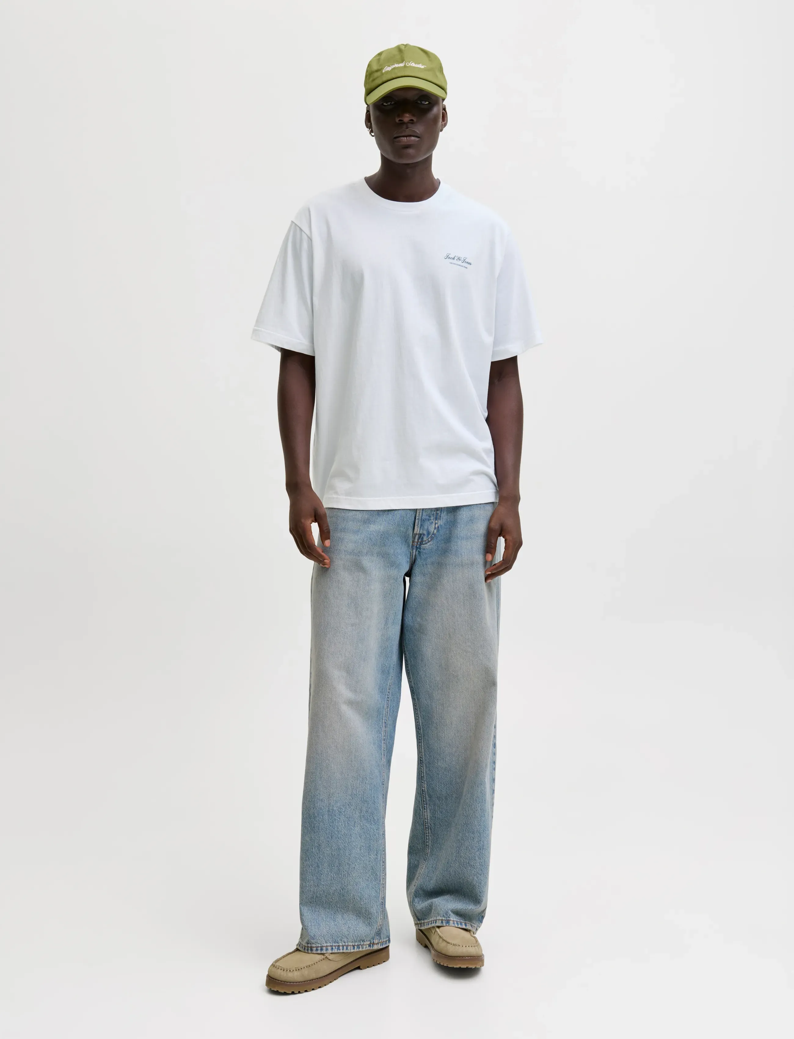 Jack & Jones - JJEARCHIVE GRAPHIC TEE SS O-NECK NOOS - lühikeste varrukatega t-särgid - bright white - 3
