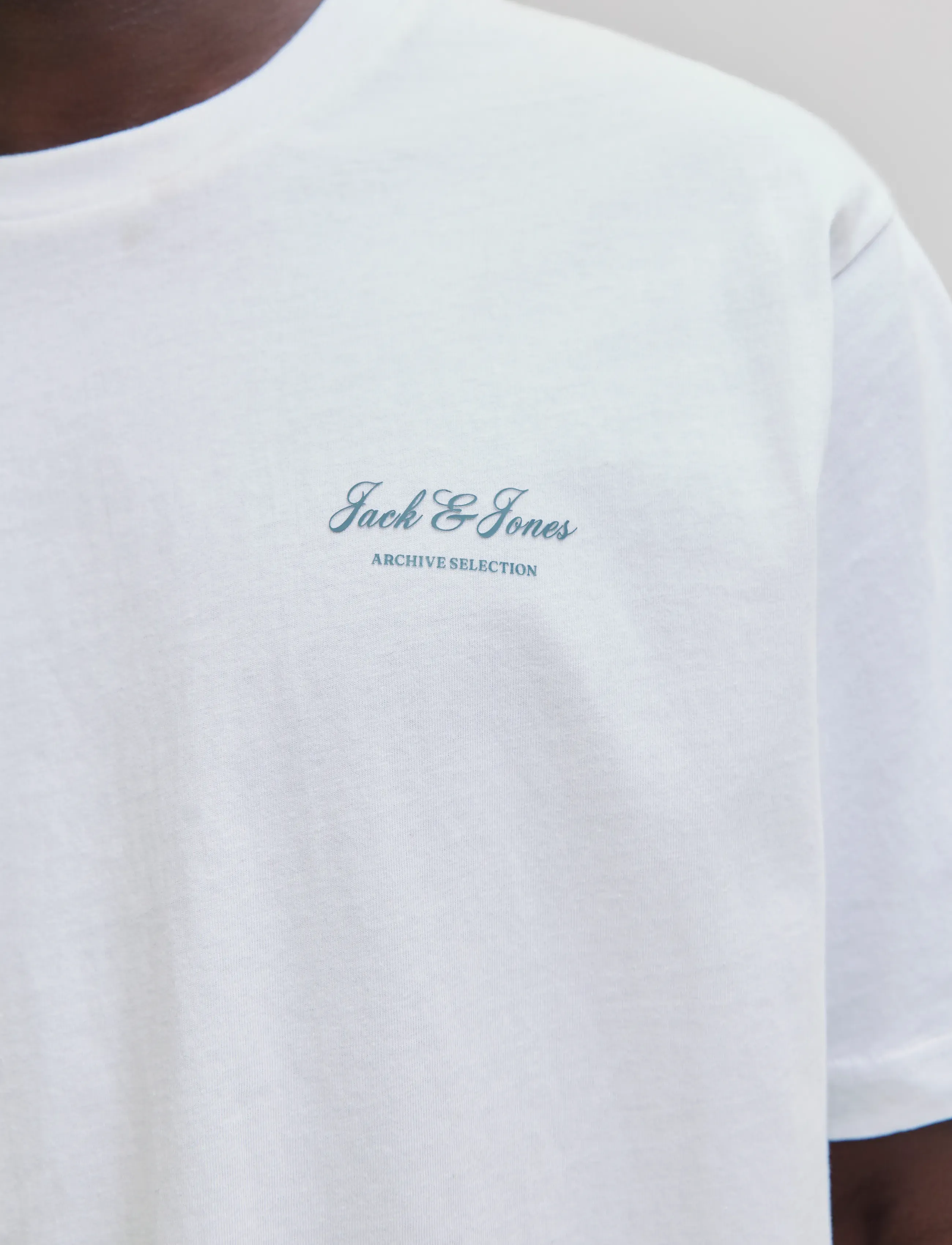 Jack & Jones - JJEARCHIVE GRAPHIC TEE SS O-NECK NOOS - lühikeste varrukatega t-särgid - bright white - 4