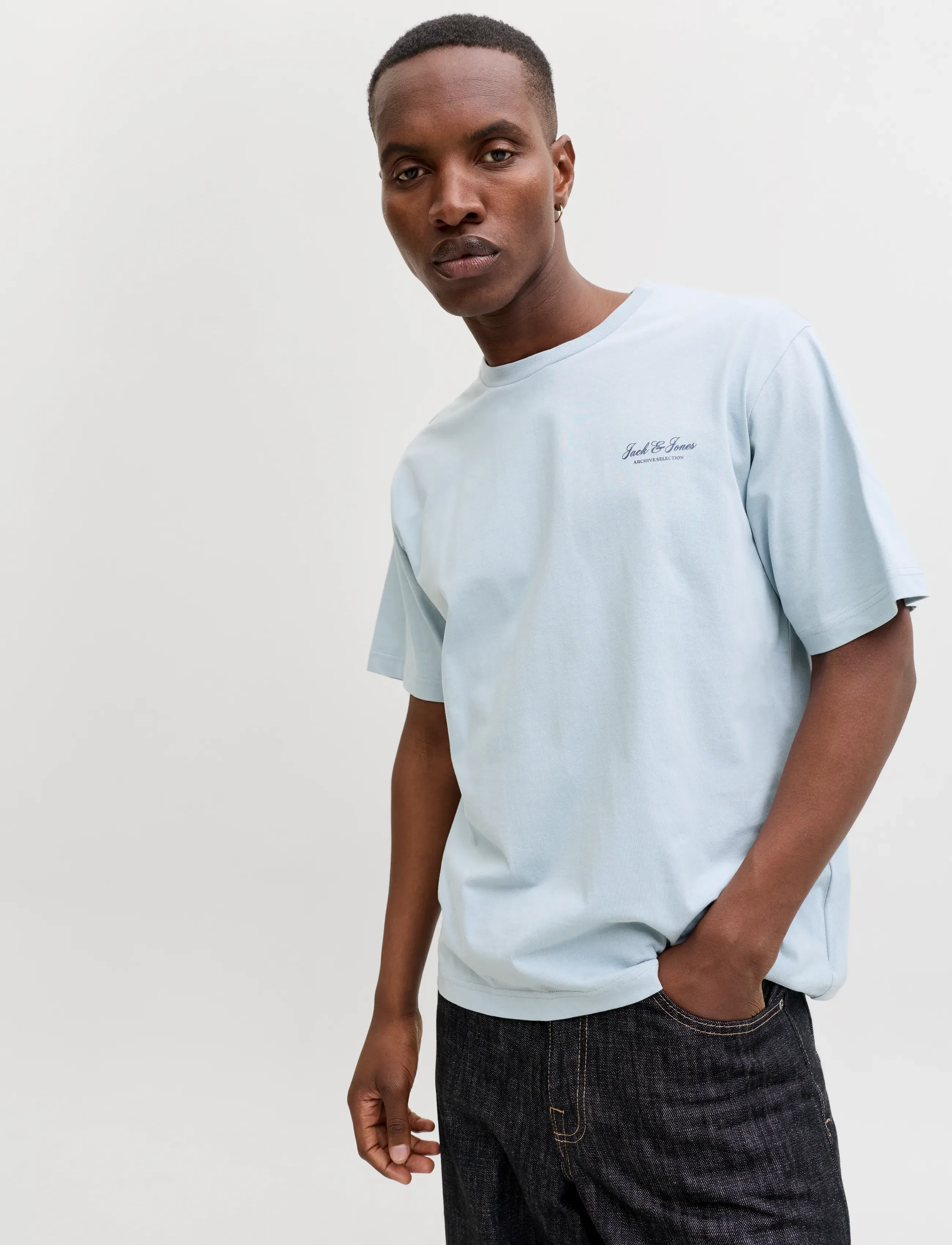 Jack & Jones - JJEARCHIVE GRAPHIC TEE SS O-NECK NOOS - lühikeste varrukatega t-särgid - celestial blue - 4