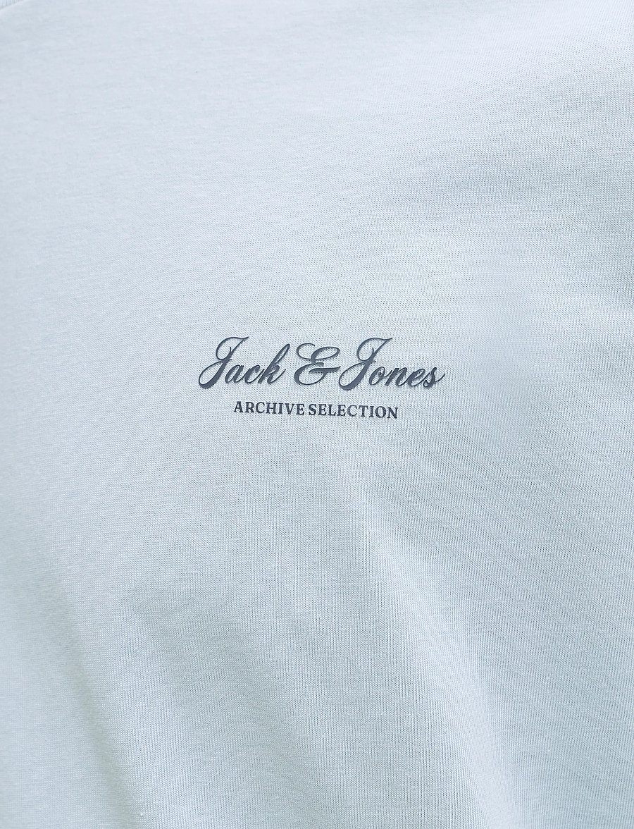 Jack & Jones - JJEARCHIVE GRAPHIC TEE SS O-NECK NOOS - kortærmede t-shirts - celestial blue - 5