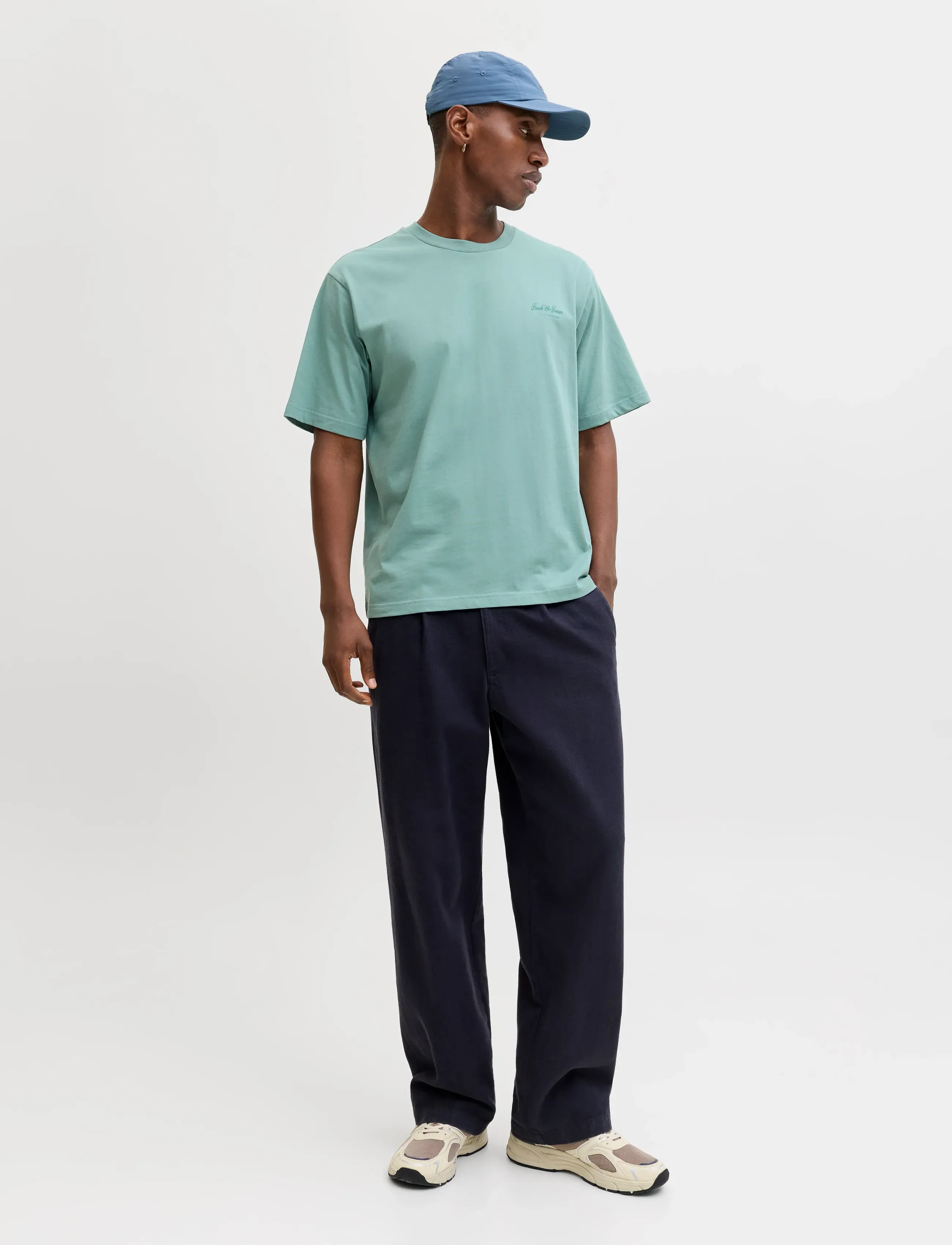Jack & Jones - JJEARCHIVE GRAPHIC TEE SS O-NECK NOOS - kortærmede t-shirts - mineral blue - 3