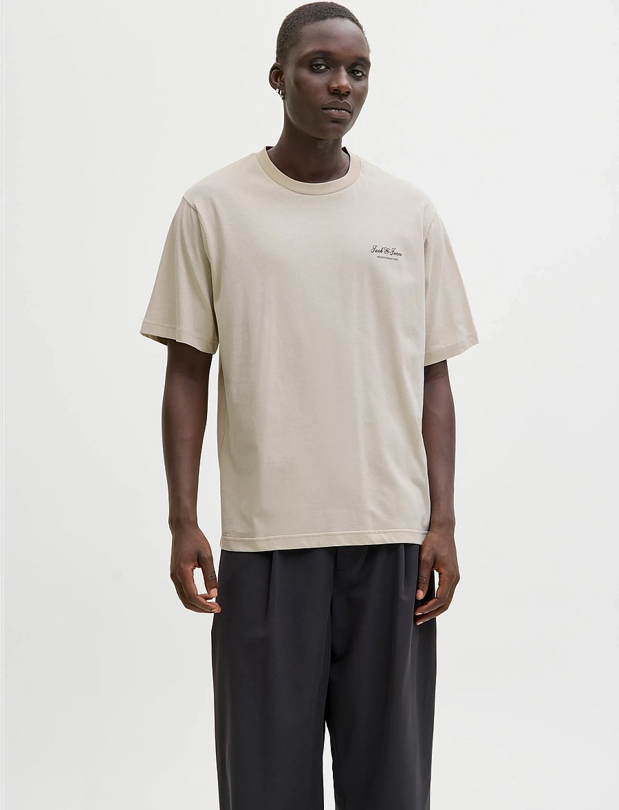 Jack & Jones - JJEARCHIVE GRAPHIC TEE SS O-NECK NOOS - kortærmede t-shirts - moonbeam - 0