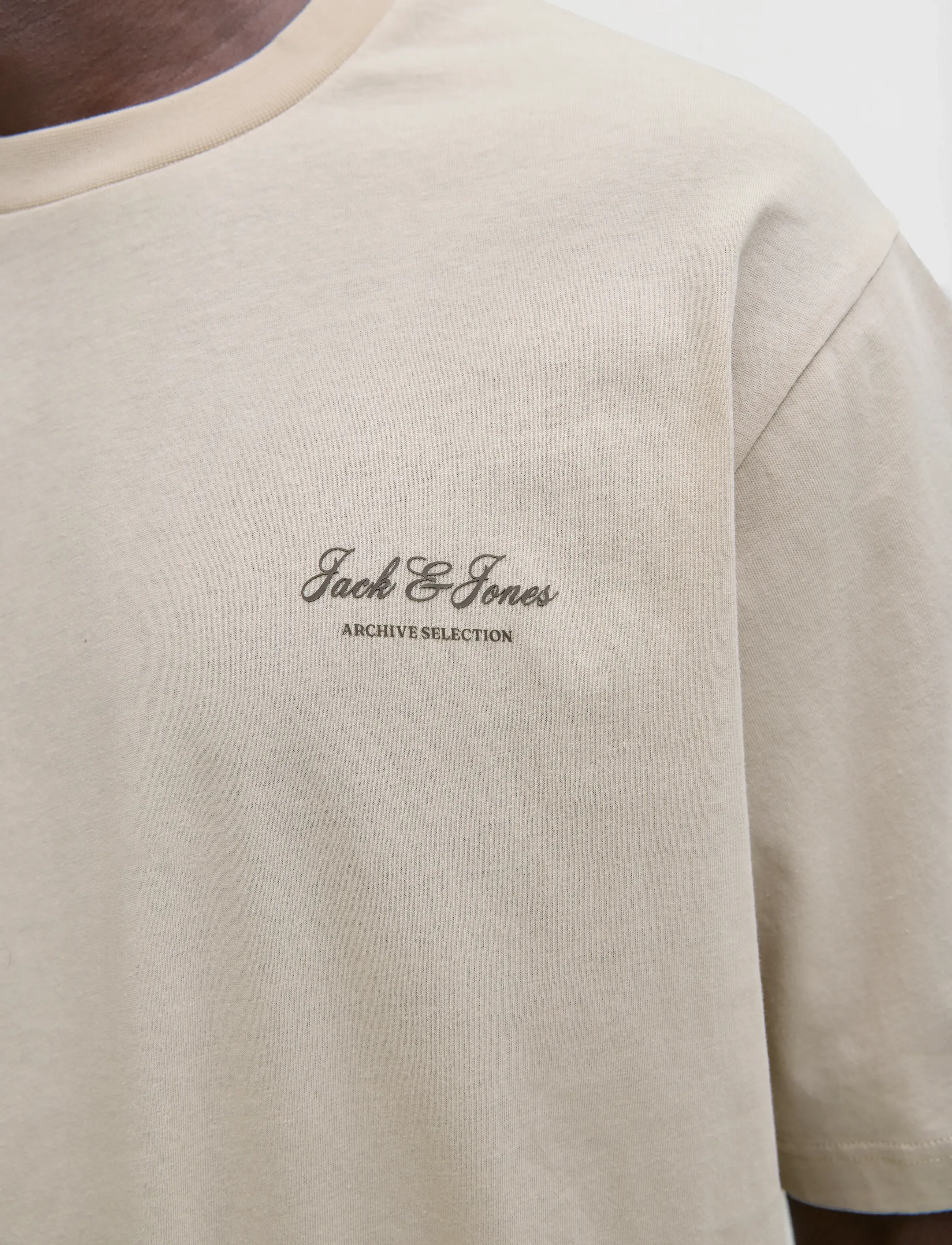 Jack & Jones - JJEARCHIVE GRAPHIC TEE SS O-NECK NOOS - kortærmede t-shirts - moonbeam - 4