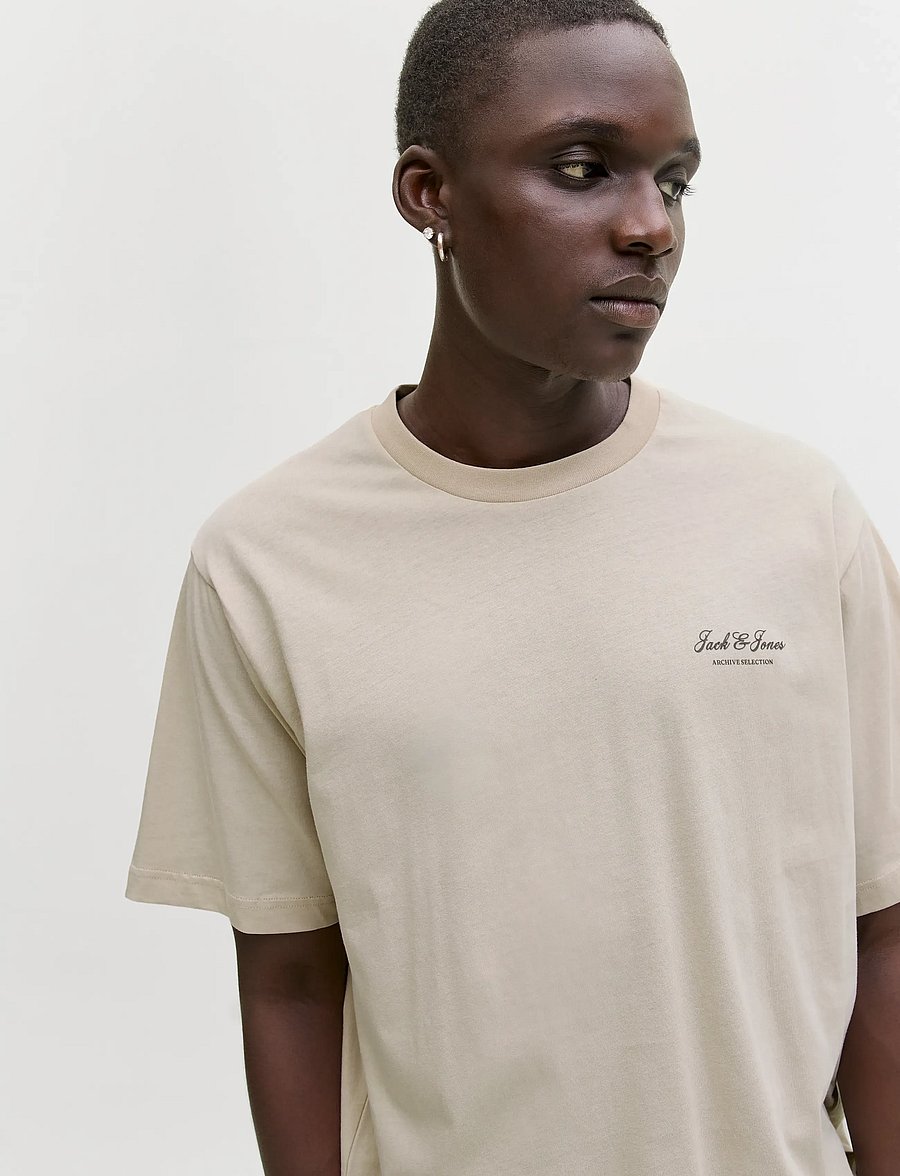 Jack & Jones - JJEARCHIVE GRAPHIC TEE SS O-NECK NOOS - kortærmede t-shirts - moonbeam - 5