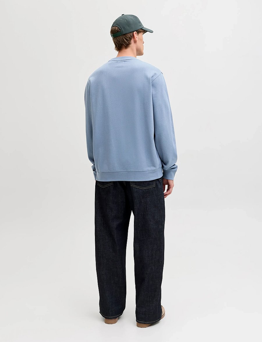 Jack & Jones - JJEARCHIVE GRAPHIC SWEAT CREW NECK NOOS - kollektsioonid - blue mirage - 2