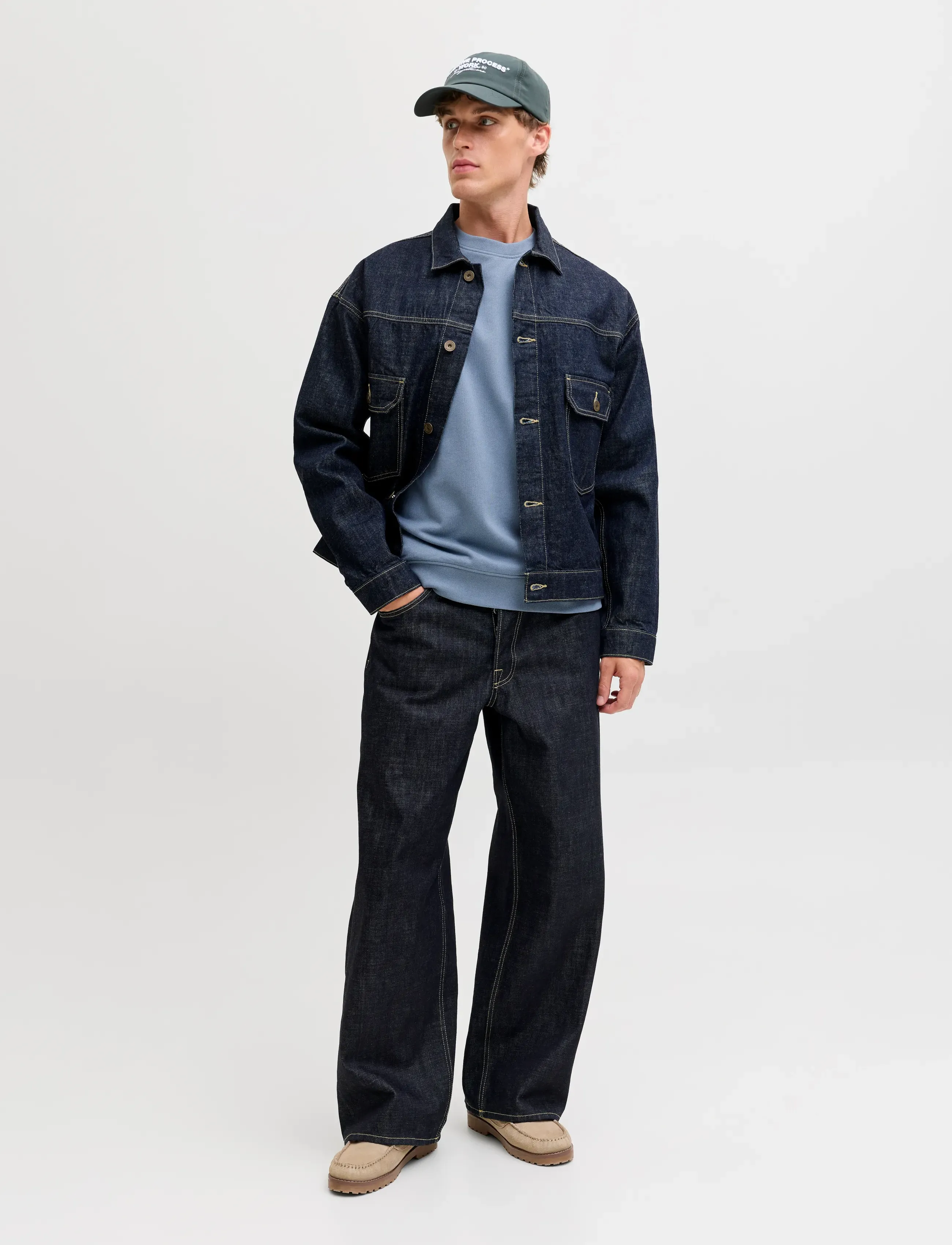 Jack & Jones - JJEARCHIVE GRAPHIC SWEAT CREW NECK NOOS - kollektsioonid - blue mirage - 3