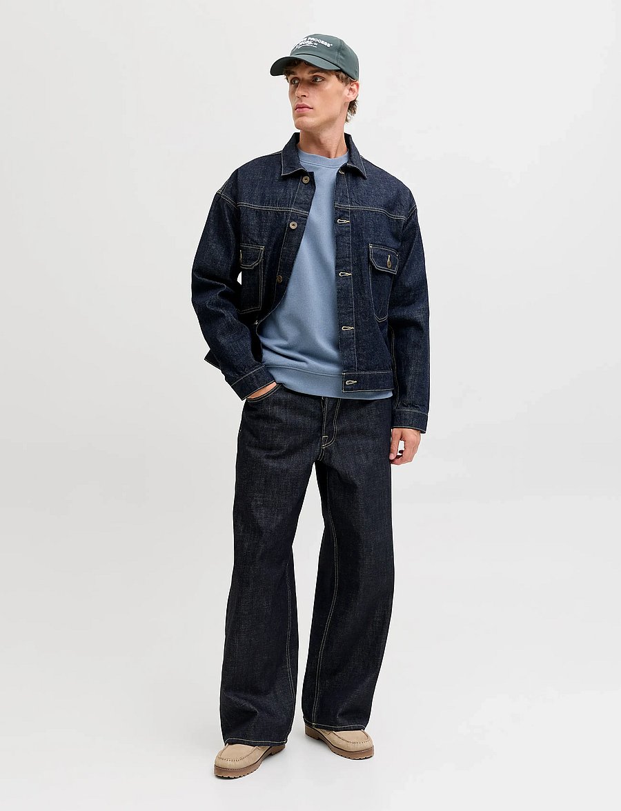 Jack & Jones - JJEARCHIVE GRAPHIC SWEAT CREW NECK NOOS - kollektsioonid - blue mirage - 3