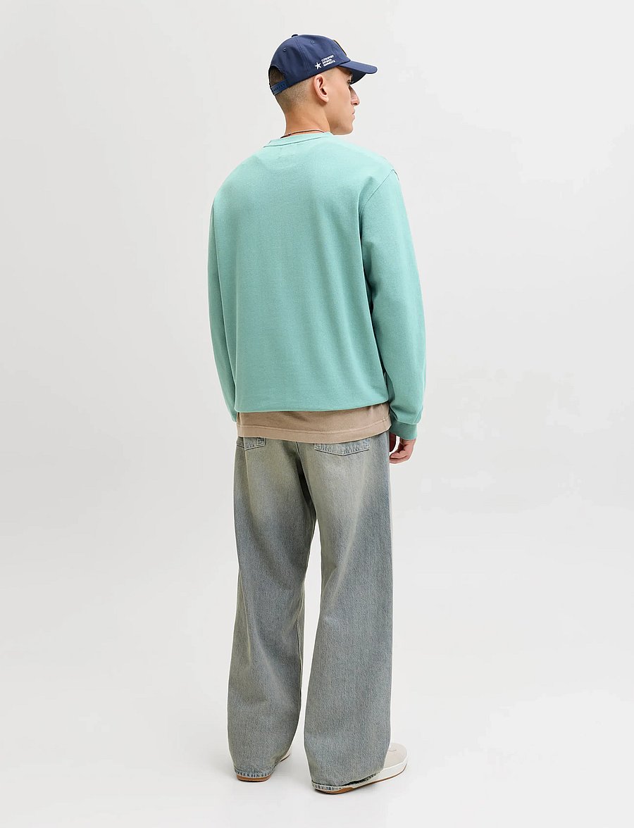 Jack & Jones - JJEARCHIVE GRAPHIC SWEAT CREW NECK NOOS - kollektsioonid - mineral blue - 3