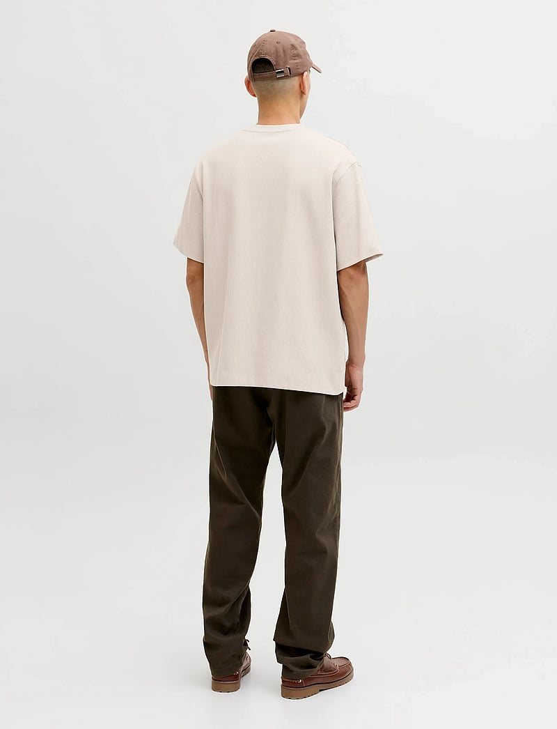 Jack & Jones - JJEHARRISON STRUCTURE TEE SS O-NECK SN - kurzärmelig - moonbeam - 2