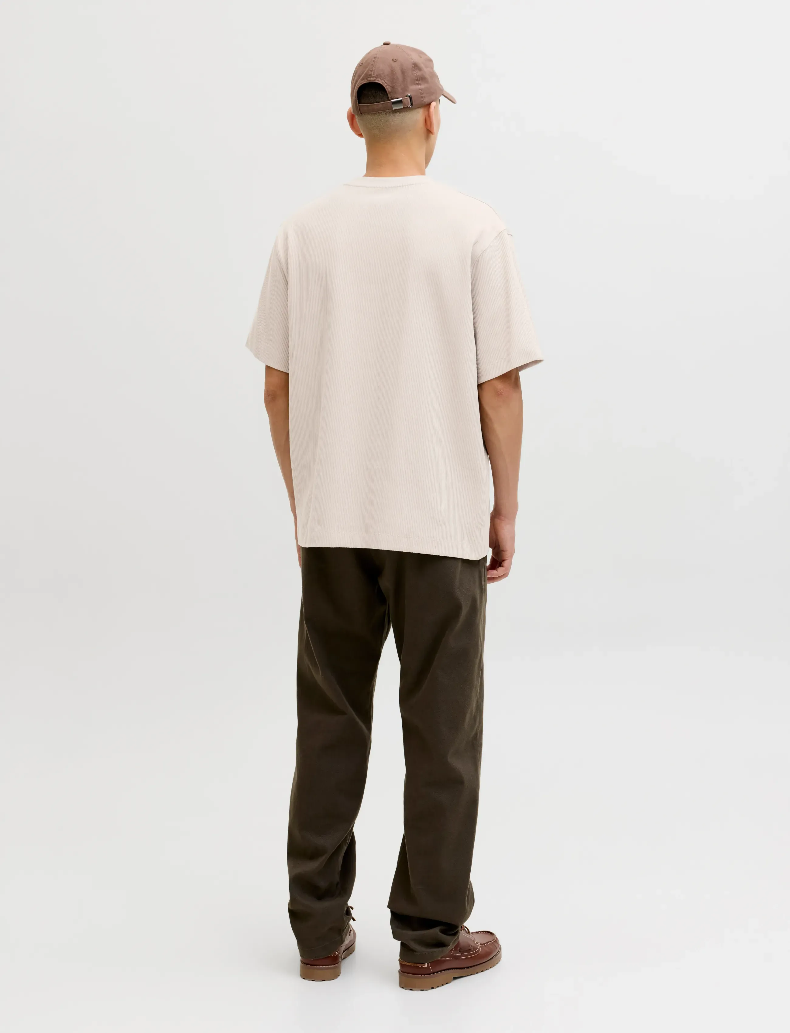 Jack & Jones - JJEHARRISON STRUCTURE TEE SS O-NECK SN - kortärmade t-shirts - moonbeam - 2