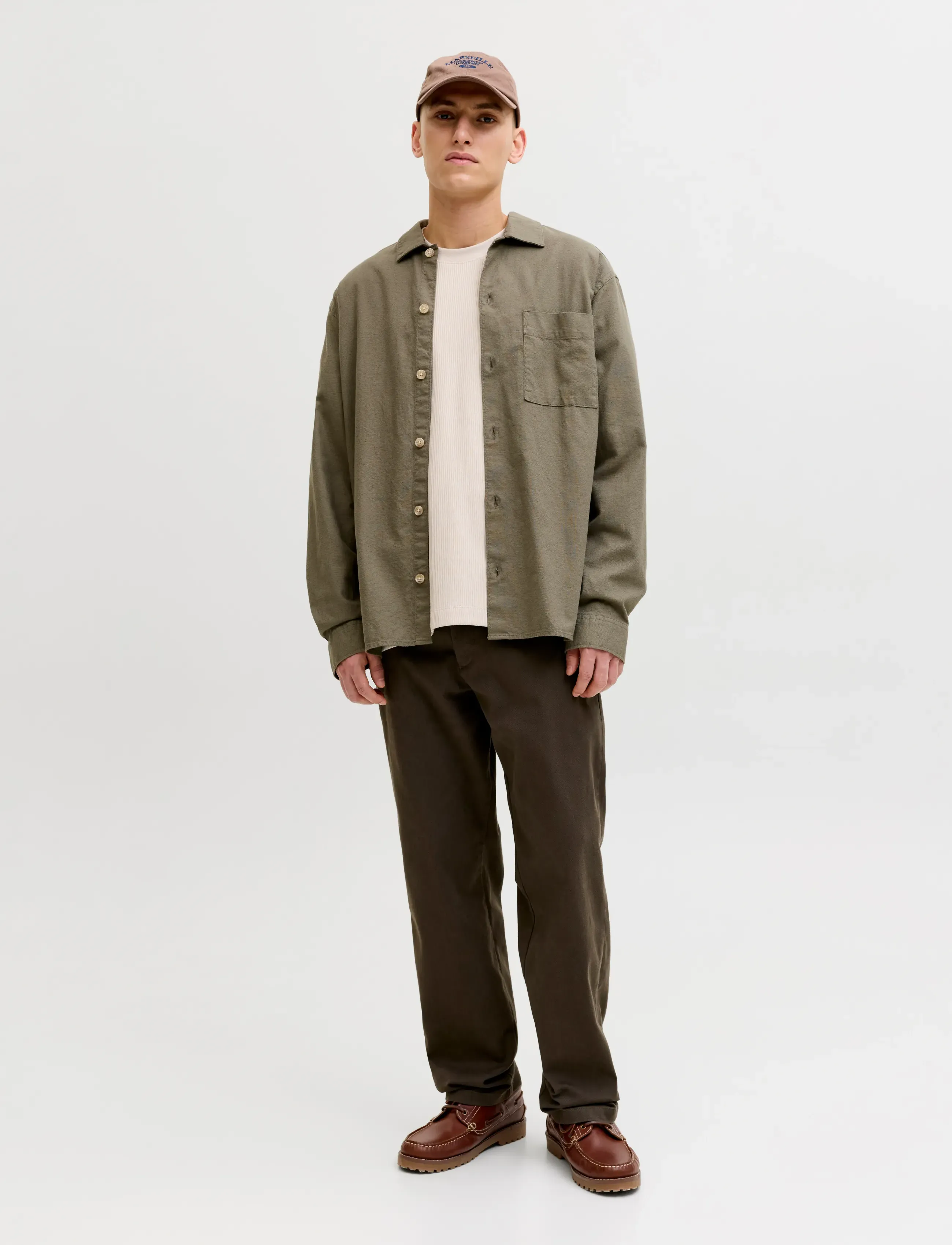 Jack & Jones - JJEHARRISON STRUCTURE TEE SS O-NECK SN - short-sleeved t-shirts - moonbeam - 3