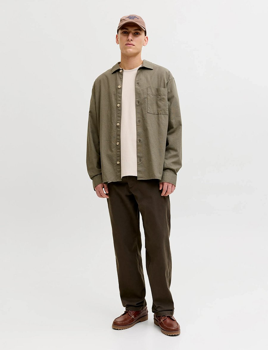Jack & Jones - JJEHARRISON STRUCTURE TEE SS O-NECK SN - kurzärmelige t-shirts - moonbeam - 3