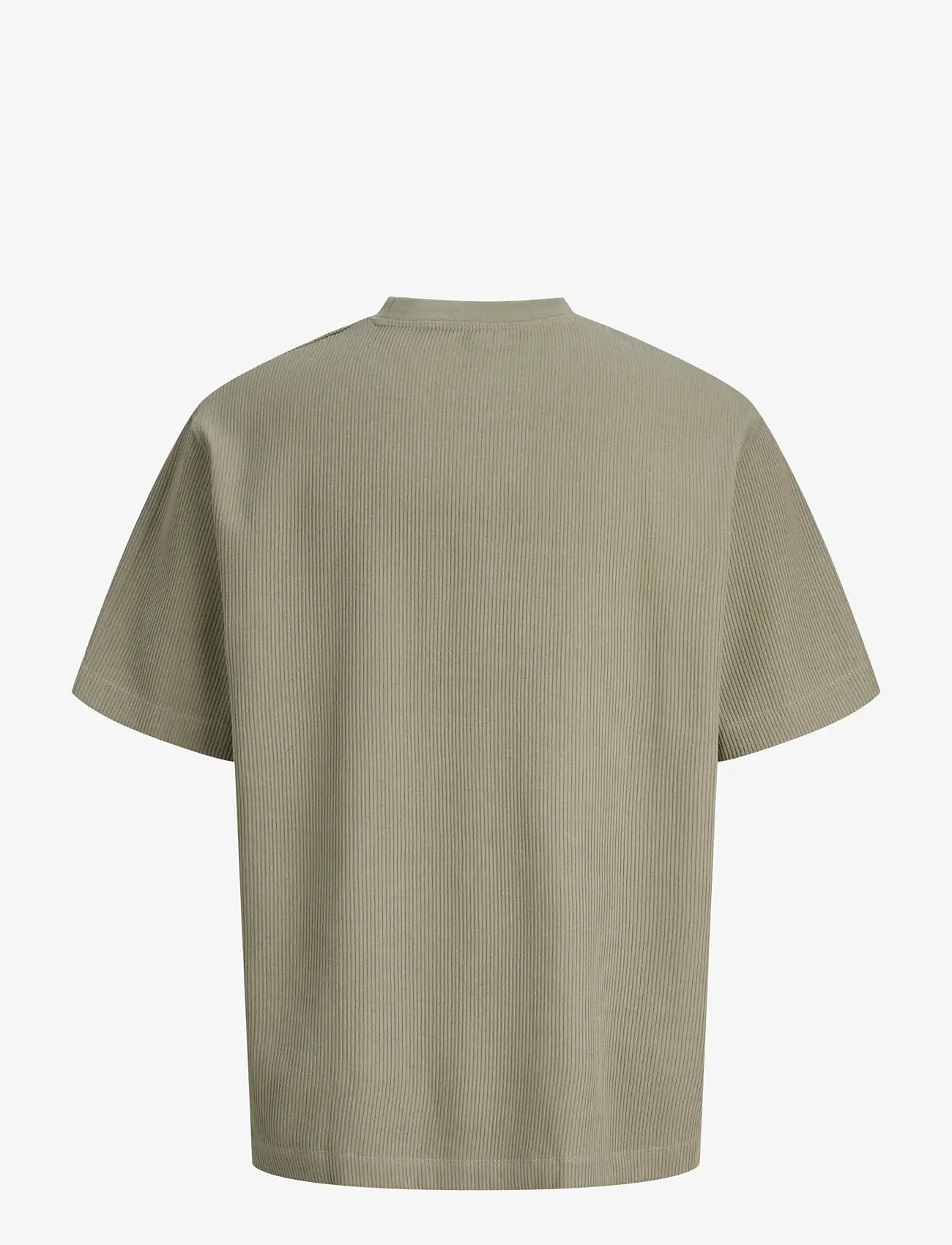 Jack & Jones - JJEHARRISON STRUCTURE TEE SS O-NECK SN - kortærmede t-shirts - vetiver - 2