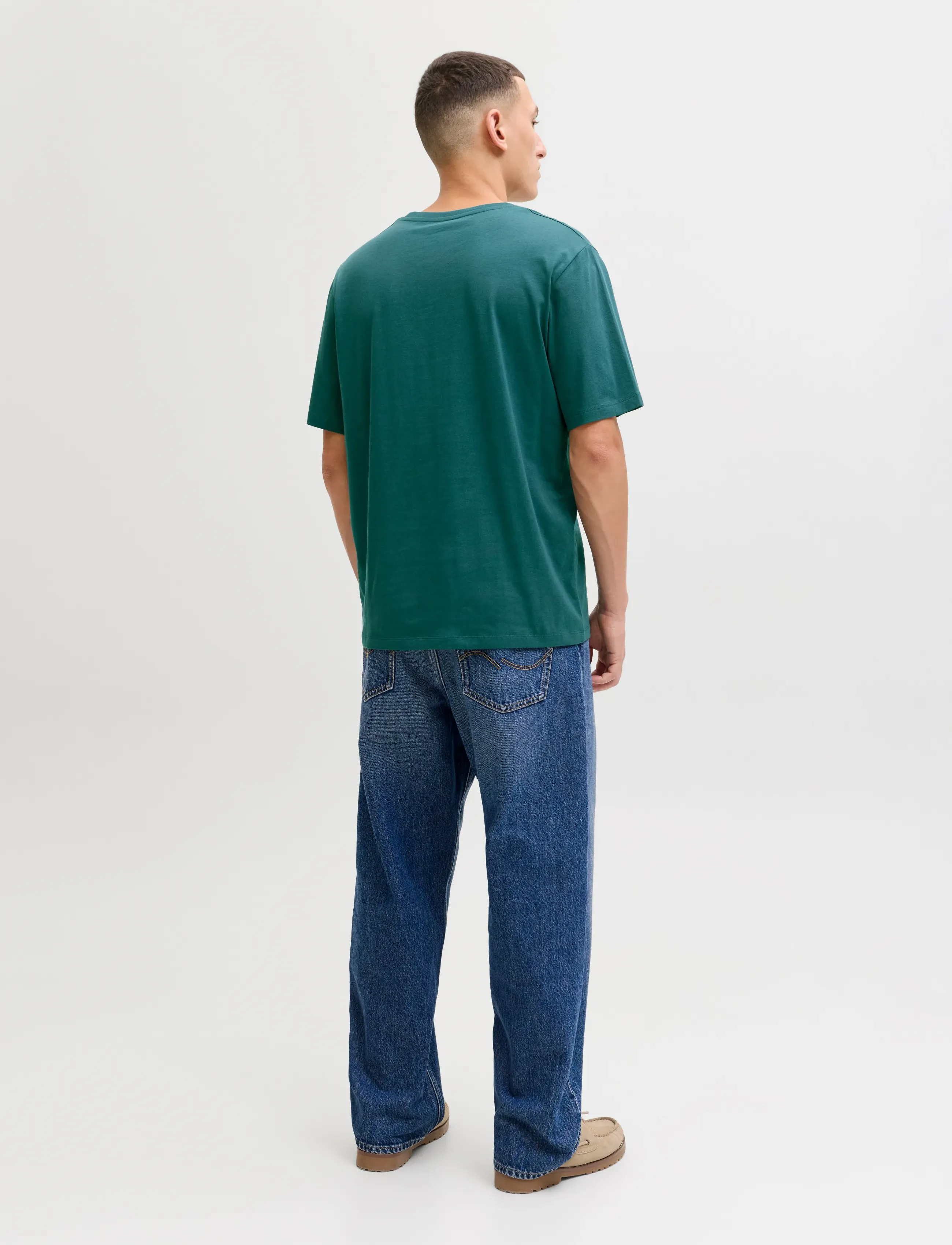 Jack & Jones - JJELOGO TEE SS O-NECK 2 COL SS26 SN - kortærmede t-shirts - atlantic deep - 2
