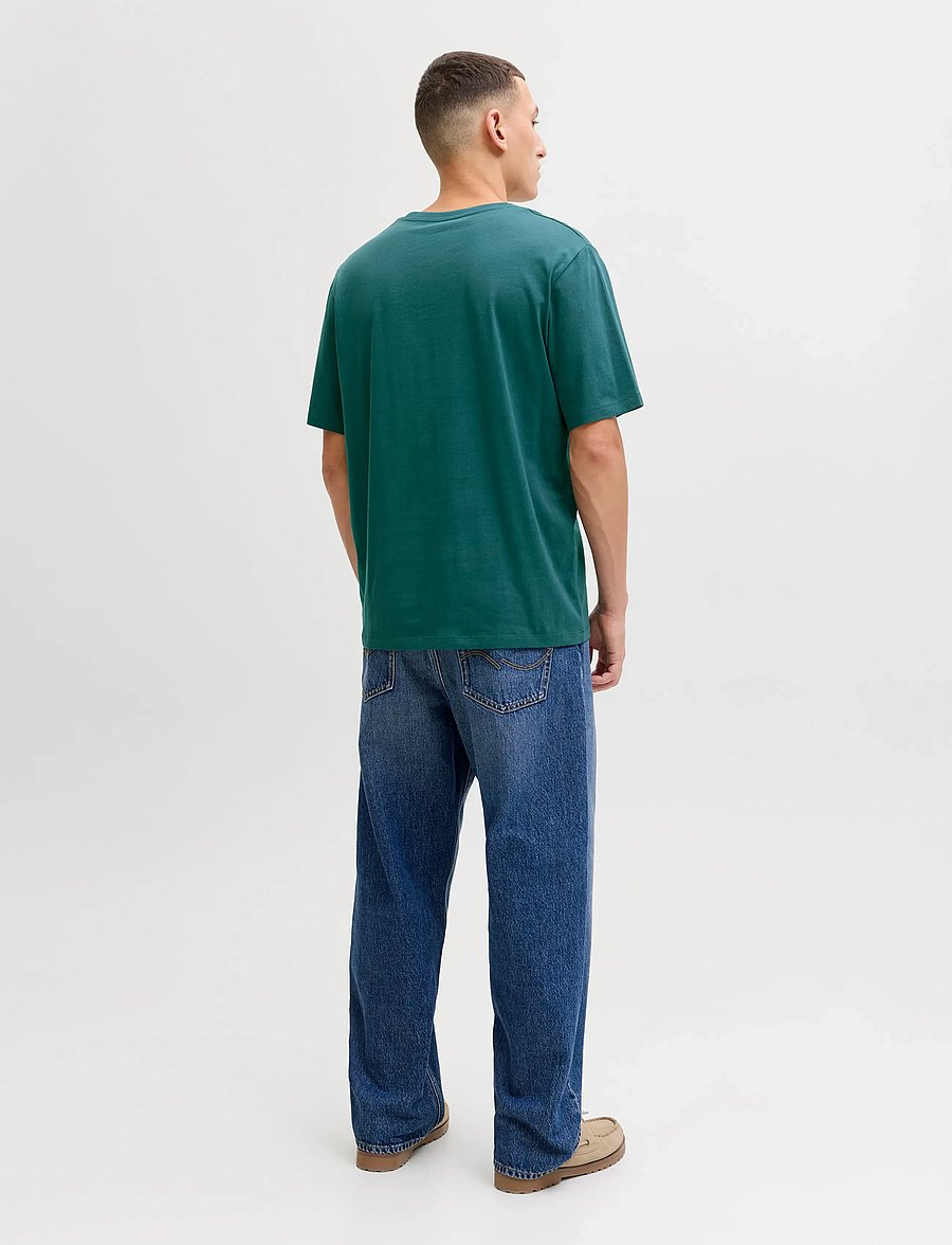 Jack & Jones - JJELOGO TEE SS O-NECK 2 COL SS26 SN - kortærmede t-shirts - atlantic deep - 2