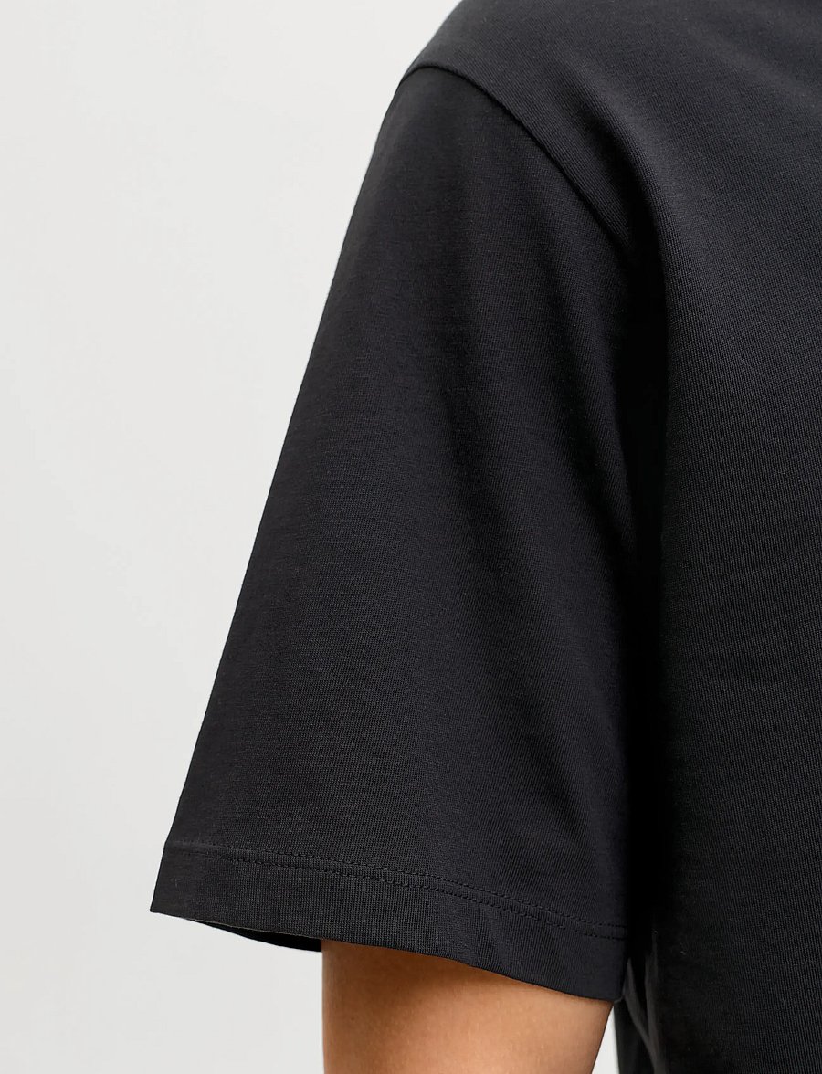 Jack & Jones - JJELOGO TEE SS O-NECK 2 COL SS26 SN - kortærmede t-shirts - black - 4