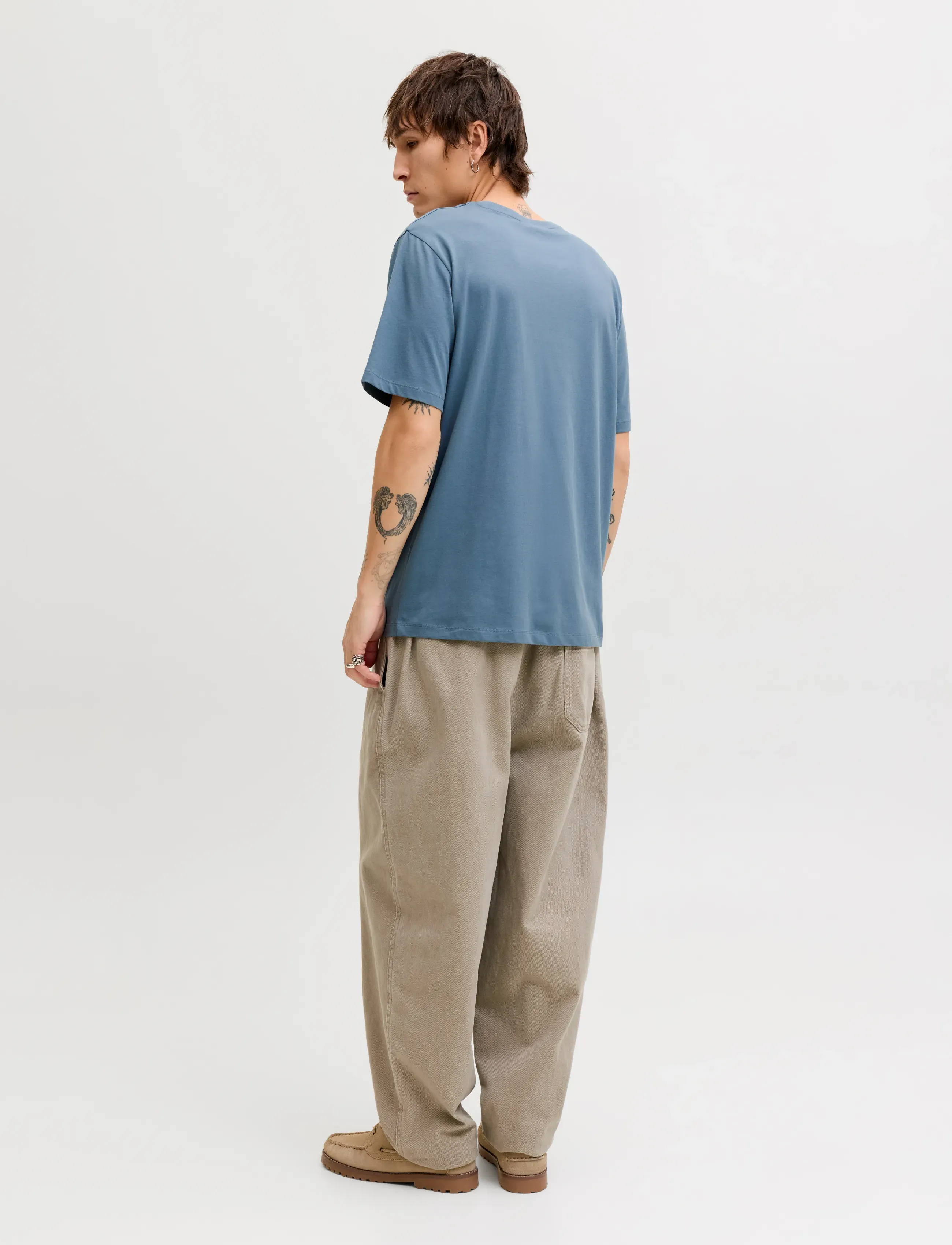 Jack & Jones - JJELOGO TEE SS O-NECK 2 COL SS26 SN - kortærmede t-shirts - blue mirage - 2