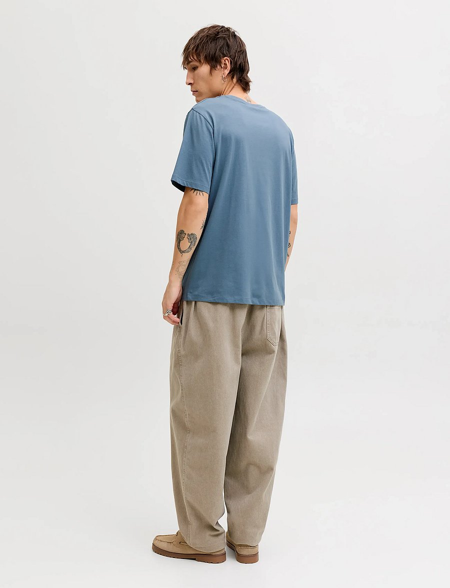 Jack & Jones - JJELOGO TEE SS O-NECK 2 COL SS26 SN - kortærmede t-shirts - blue mirage - 2