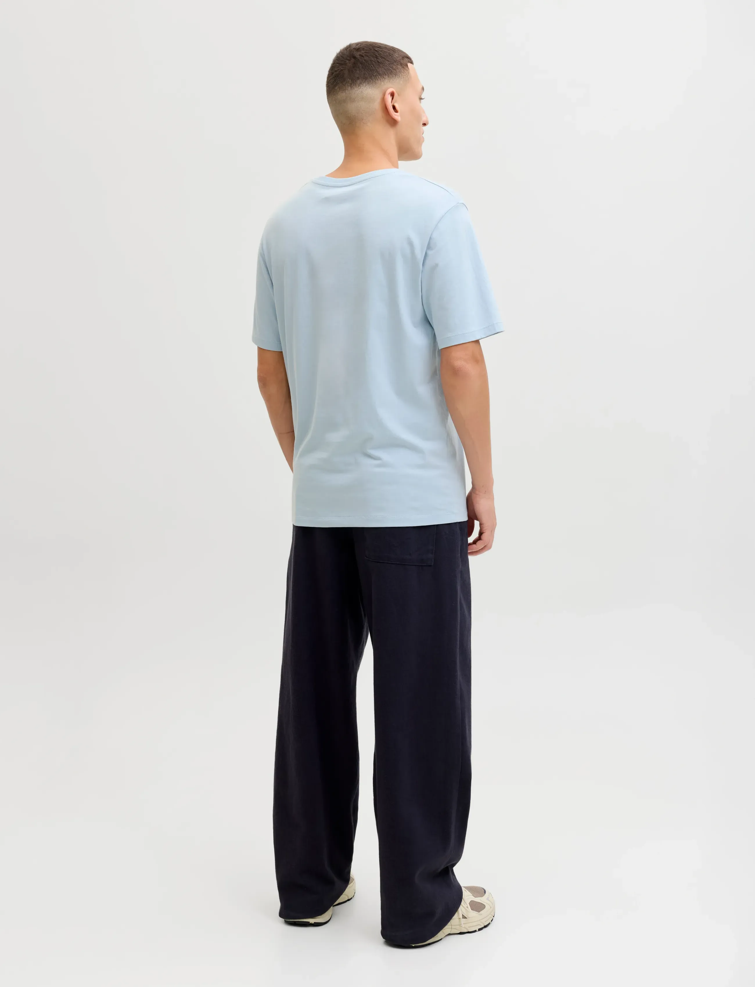 Jack & Jones - JJELOGO TEE SS O-NECK 2 COL SS26 SN - kortærmede t-shirts - celestial blue - 2