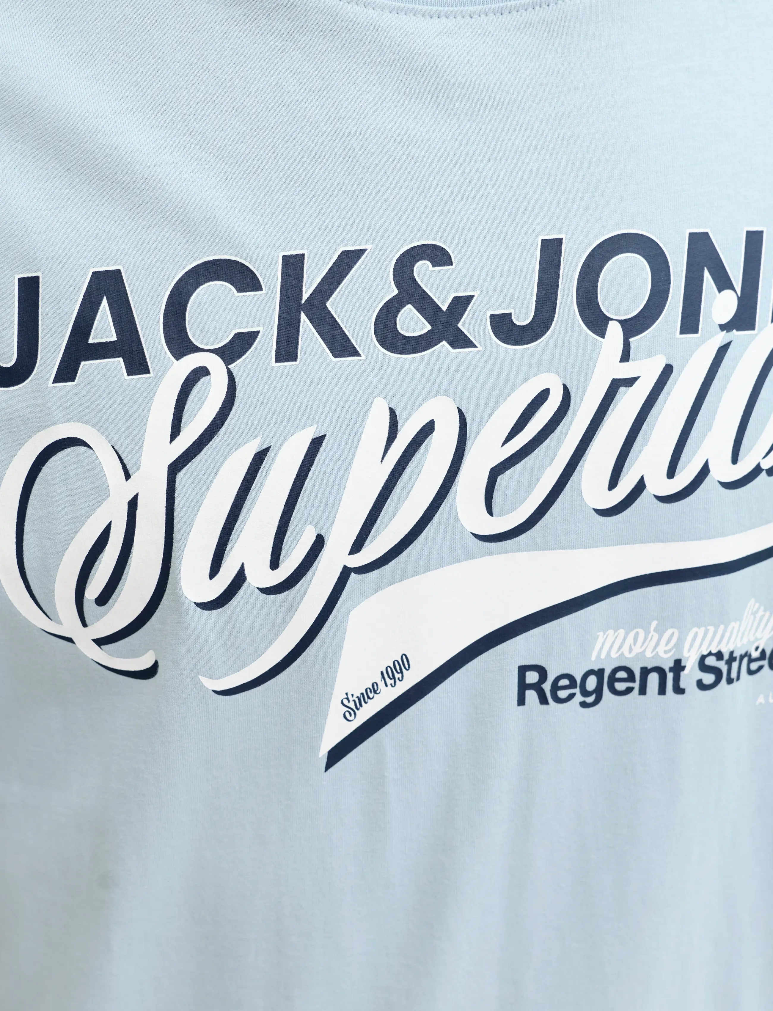 Jack & Jones - JJELOGO TEE SS O-NECK 2 COL SS26 SN - kortærmede t-shirts - celestial blue - 4