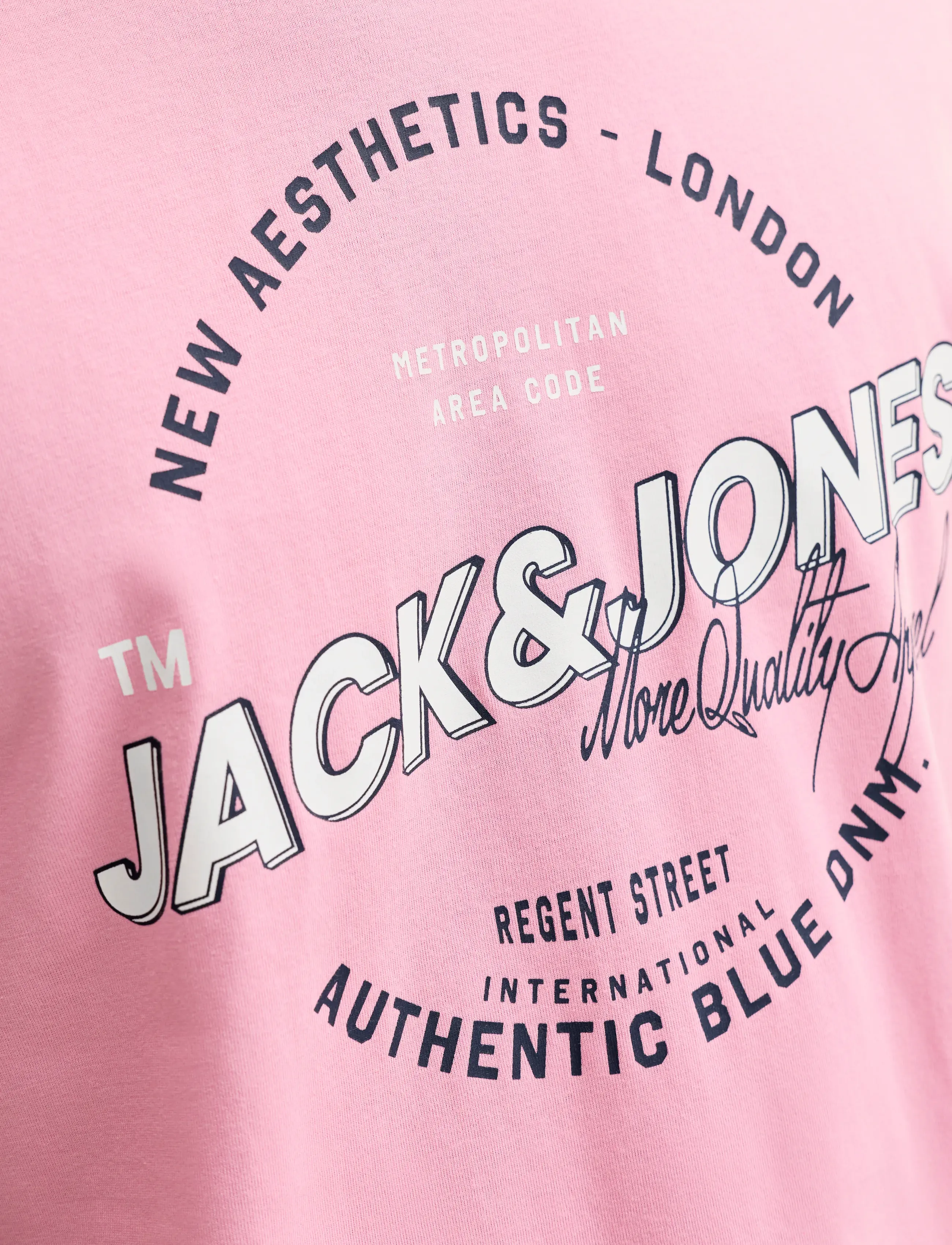 Jack & Jones - JJELOGO TEE SS O-NECK 2 COL SS26 SN - kortærmede t-shirts - prism pink - 4