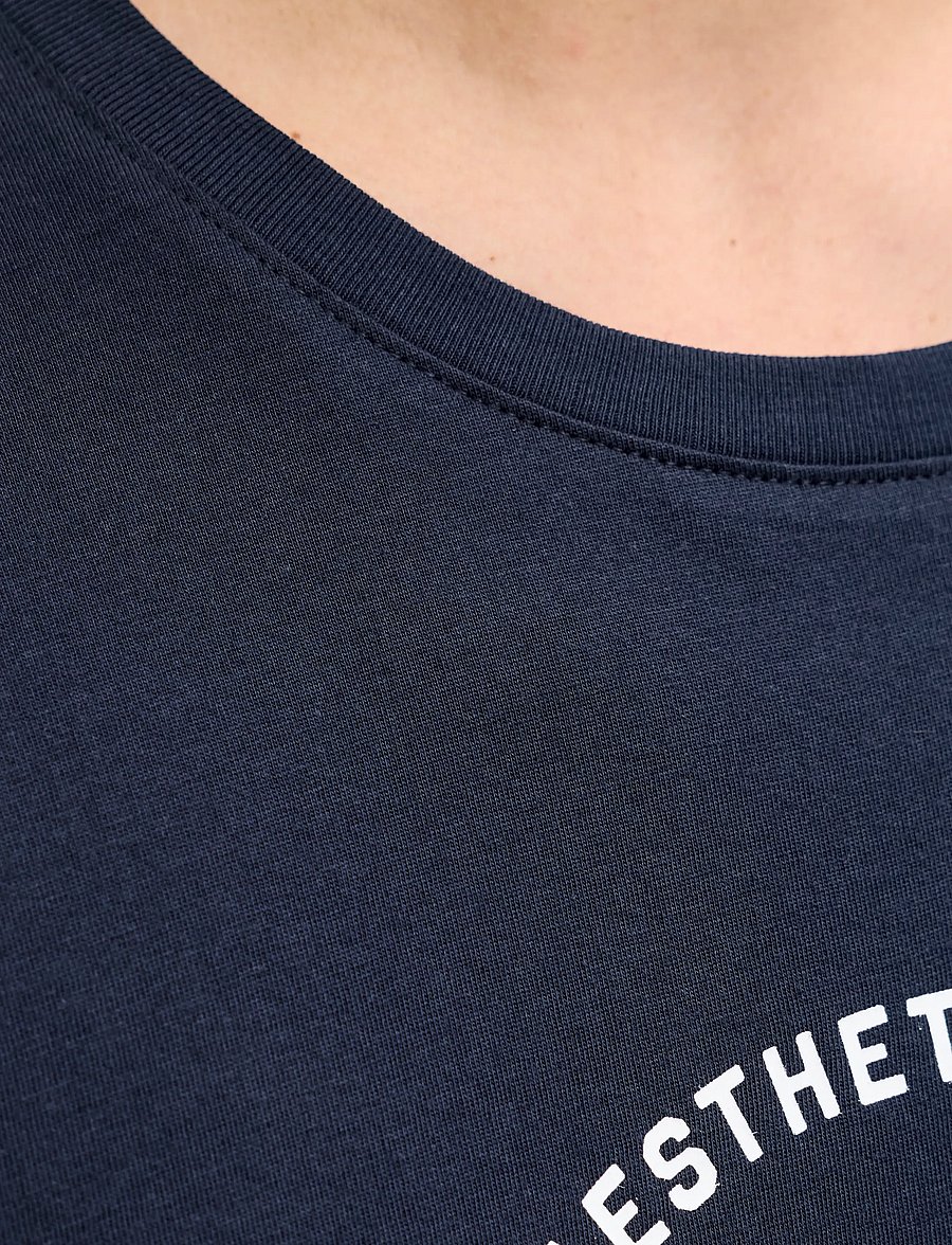 Jack & Jones - JJELOGO TEE SS O-NECK 2 COL SS26 SN - kortærmede t-shirts - sky captain - 4