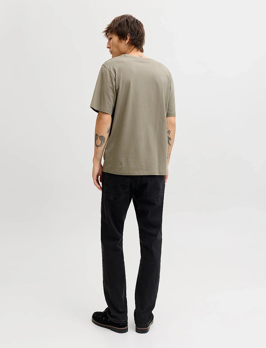 Jack & Jones - JJELOGO TEE SS O-NECK 2 COL SS26 SN - kortærmede t-shirts - vetiver - 3