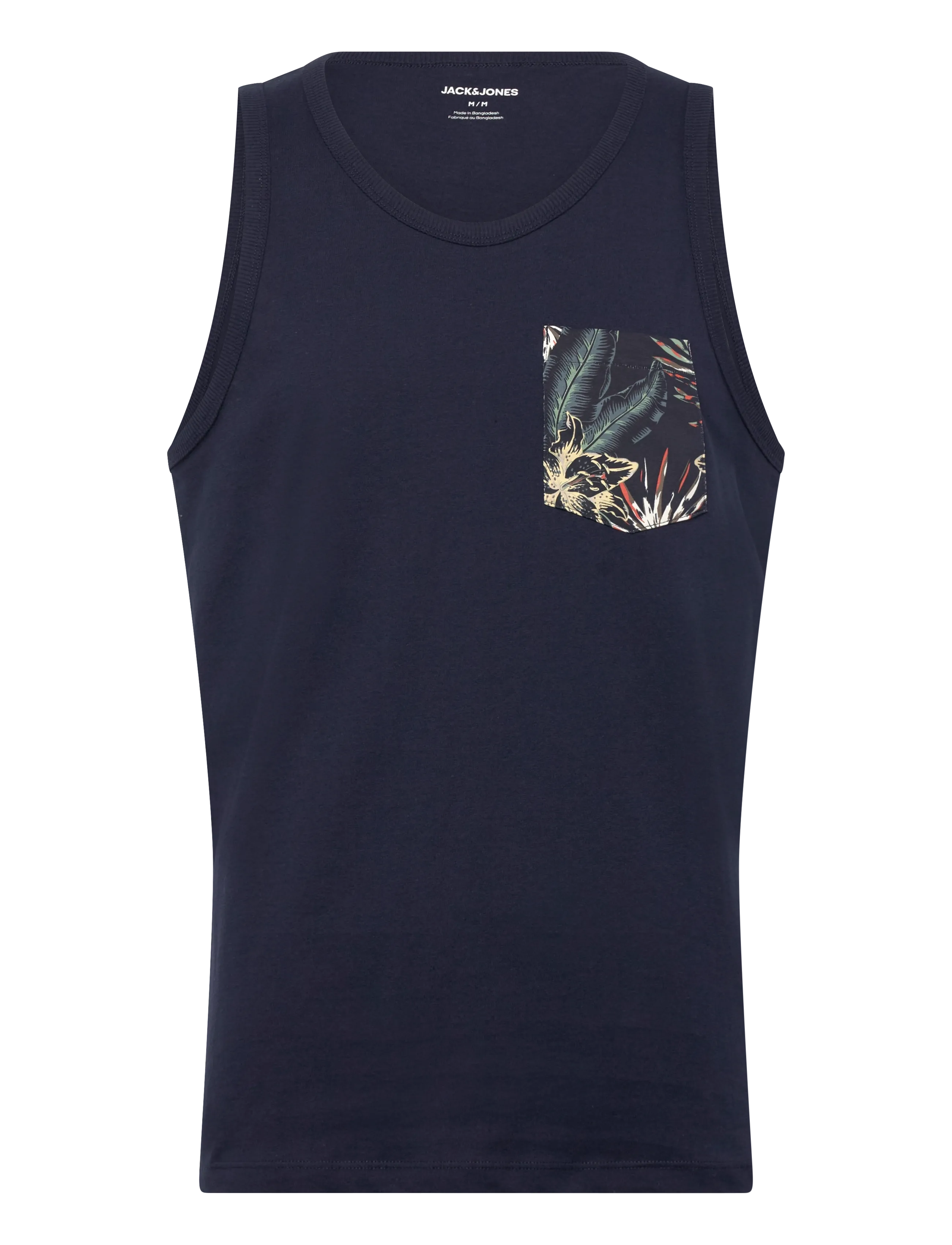 Jack & Jones JJHONOLULU POCKET AOP TANKTOP SL - Riided - NAVY BLAZER / navy