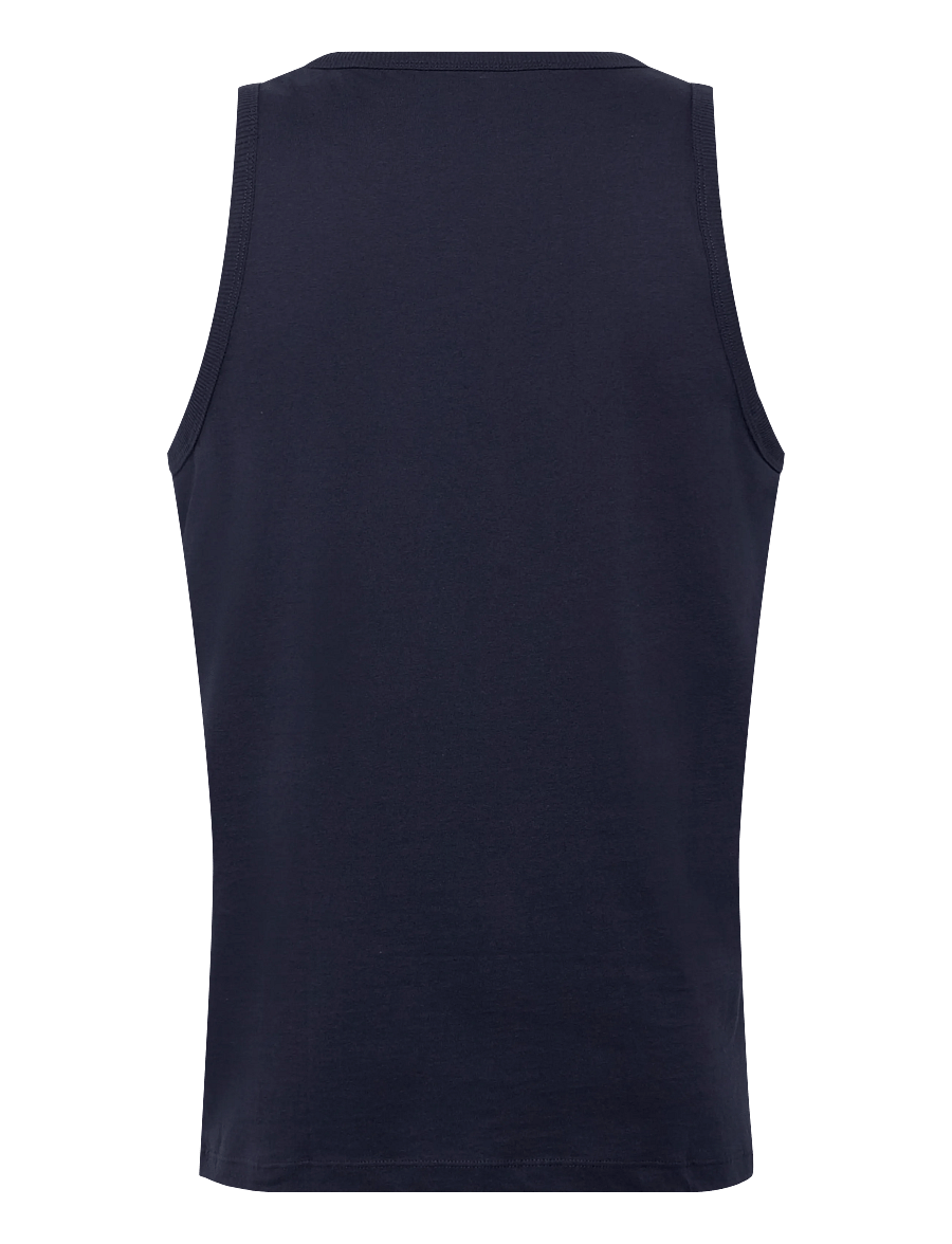 Jack & Jones - JJHONOLULU POCKET AOP TANKTOP SL - tanktops - navy blazer - 1