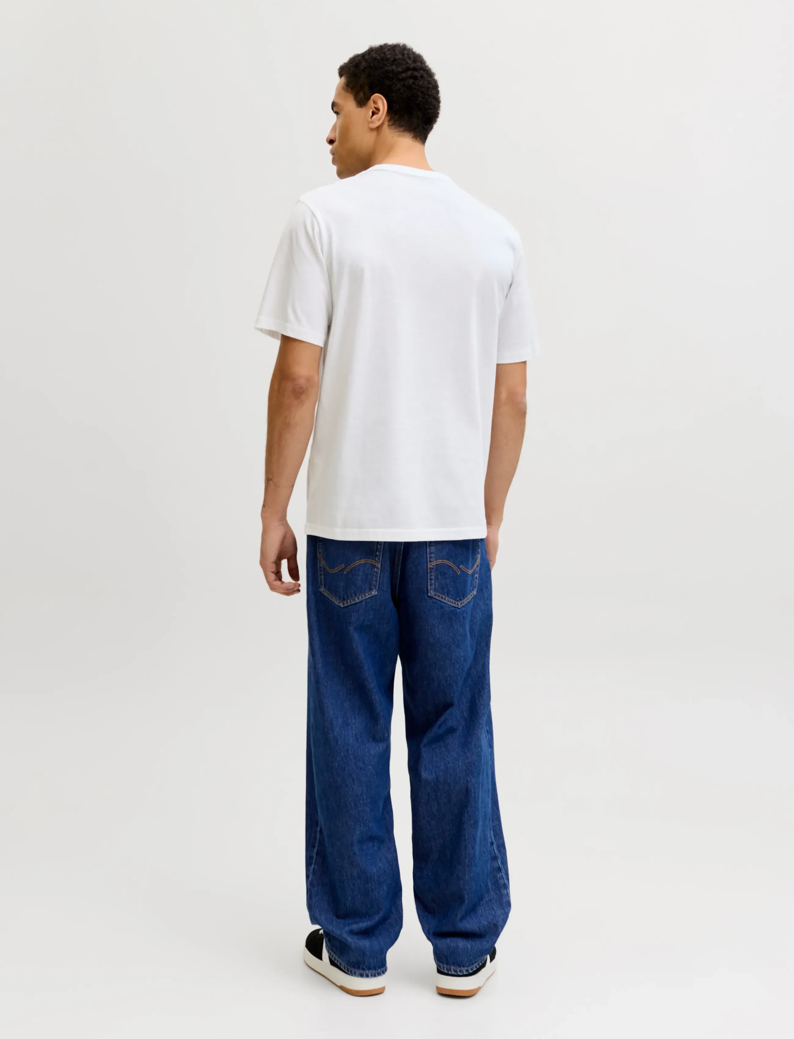 Jack & Jones - JJCOLLEGE LOGO TEE SS CREW NECK - bright white - 3