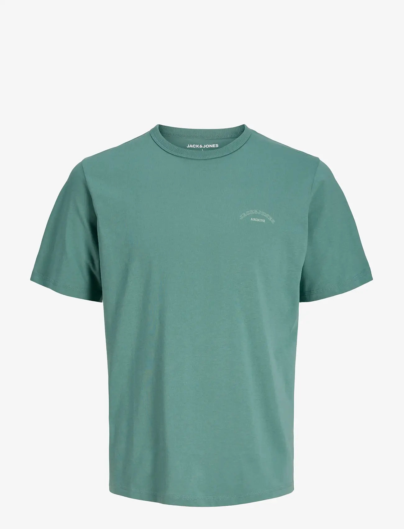 Jack & Jones - JJCOLLEGE LOGO TEE SS CREW NECK - kurzärmelig - mineral blue - 1