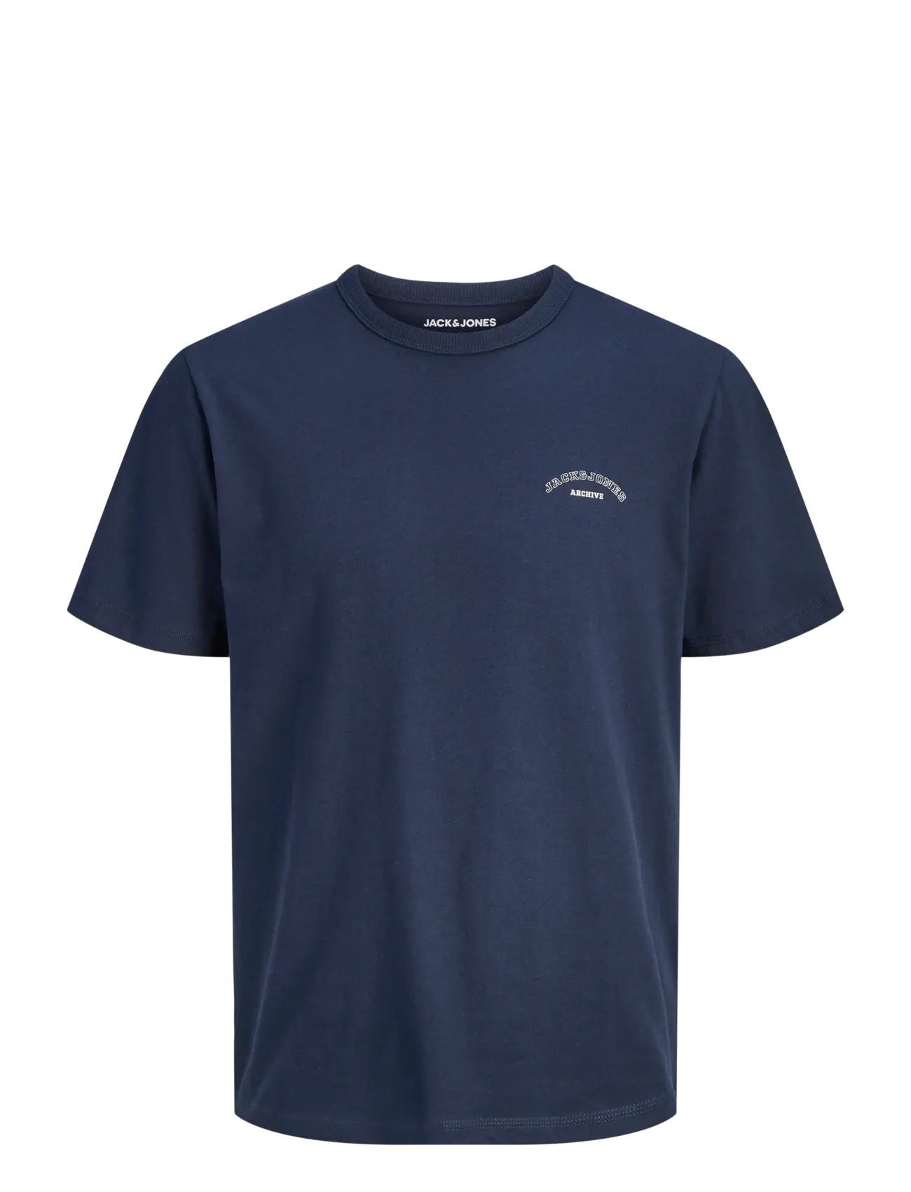 Jack & Jones JJCOLLEGE LOGO TEE SS CREW NECK - T-shirts - NAVY BLAZER / navy