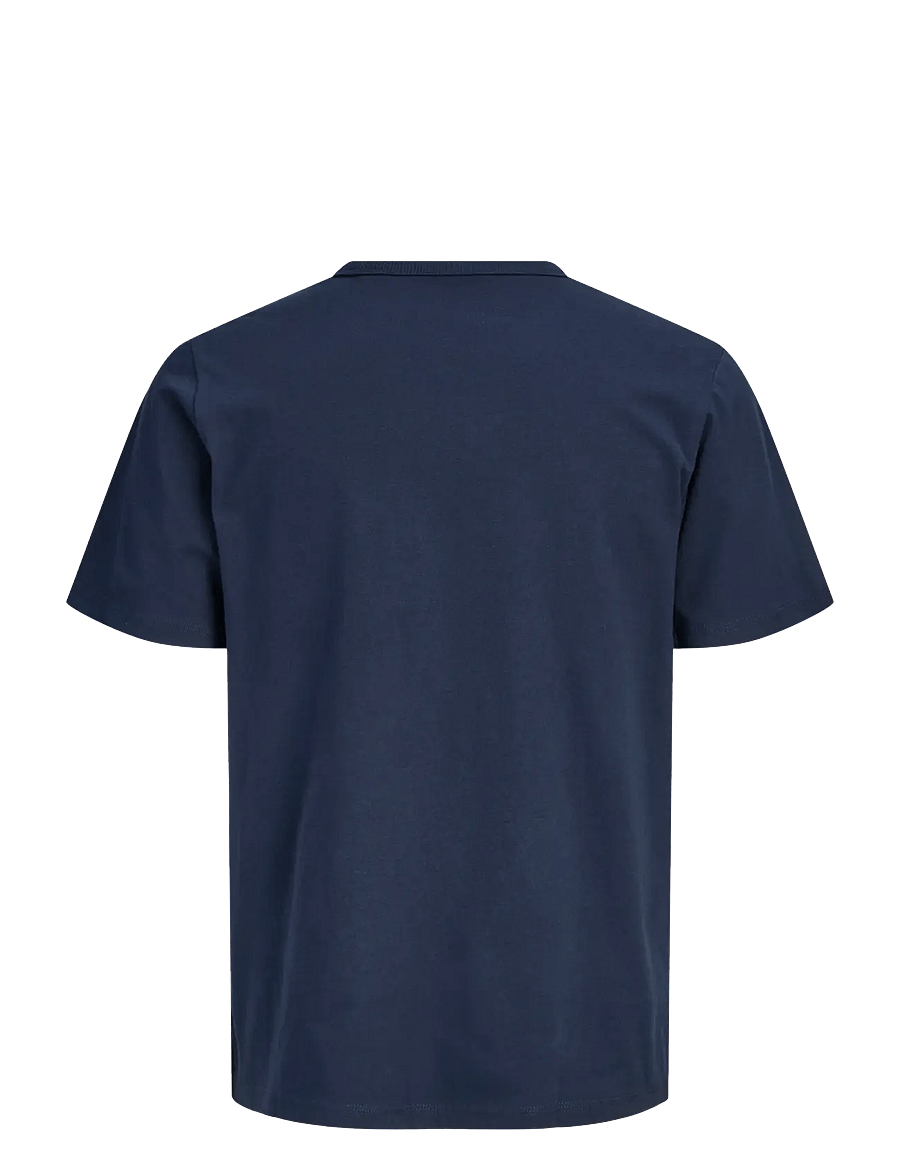 Jack & Jones - JJCOLLEGE LOGO TEE SS CREW NECK - kortærmede t-shirts - navy blazer - 2