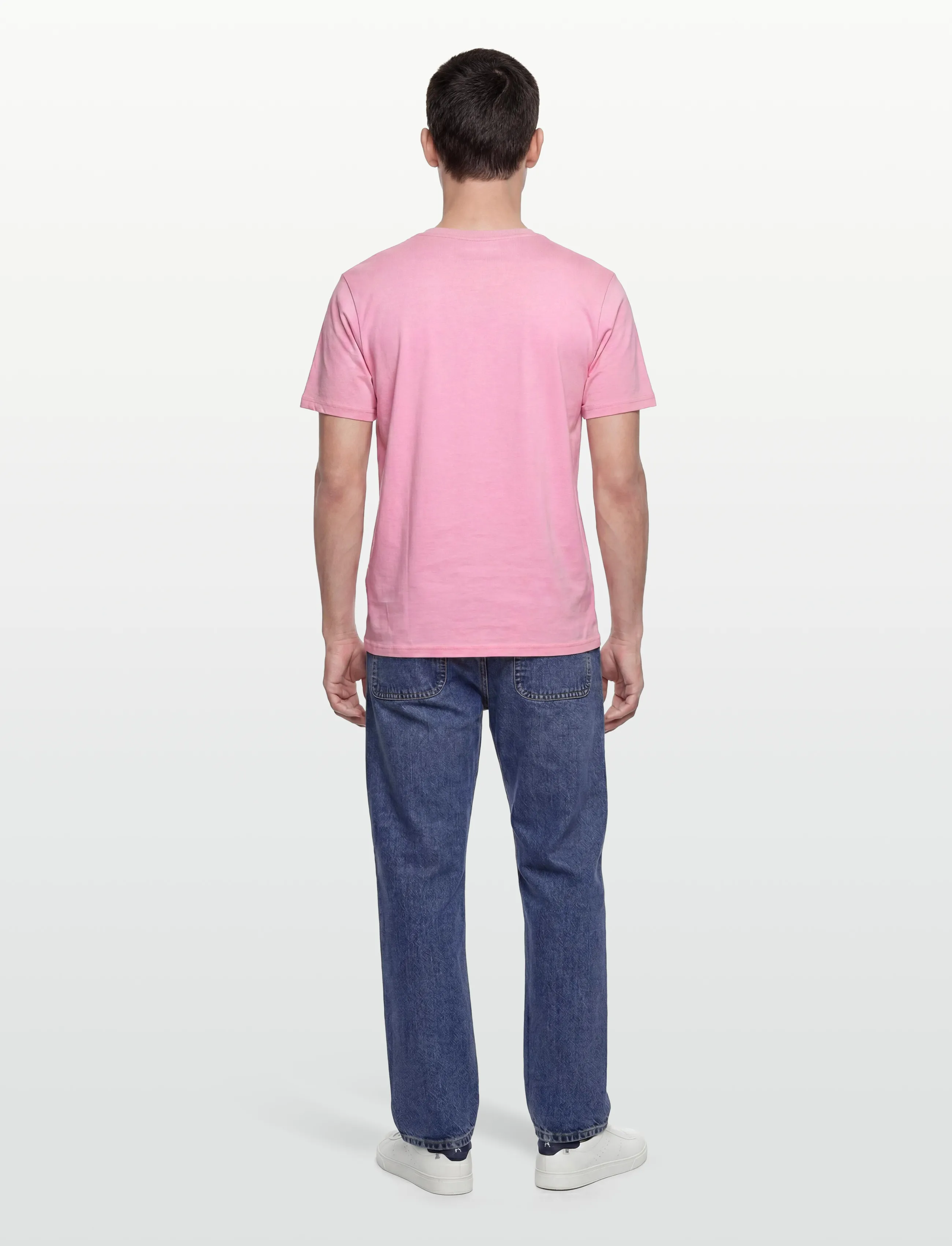 Jack & Jones - JJCOLLEGE LOGO TEE SS CREW NECK - kortärmade t-shirts - prism pink - 4