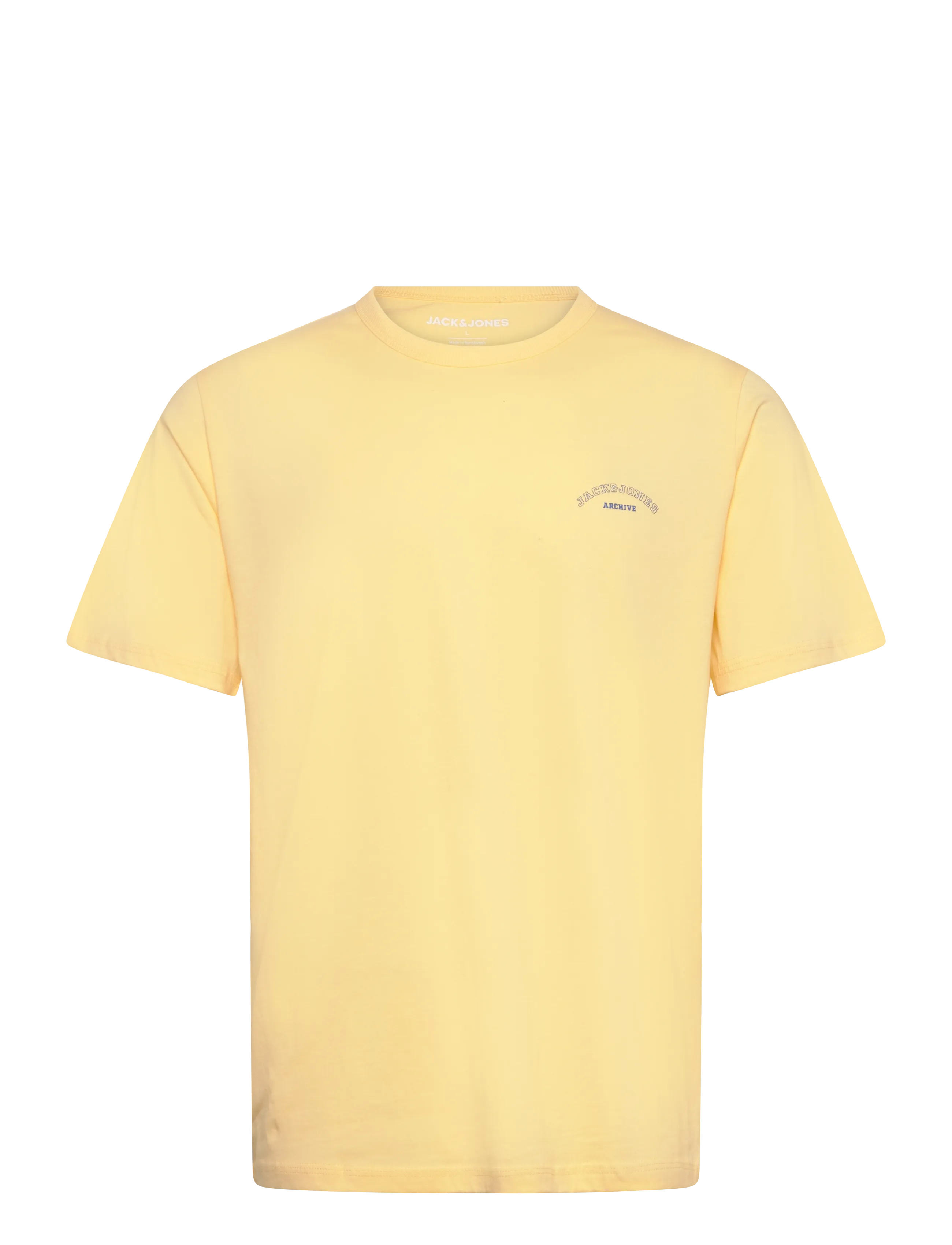 Jack & Jones JJCOLLEGE LOGO TEE SS CREW NECK - T-Shirts - SUNLIGHT / yellow