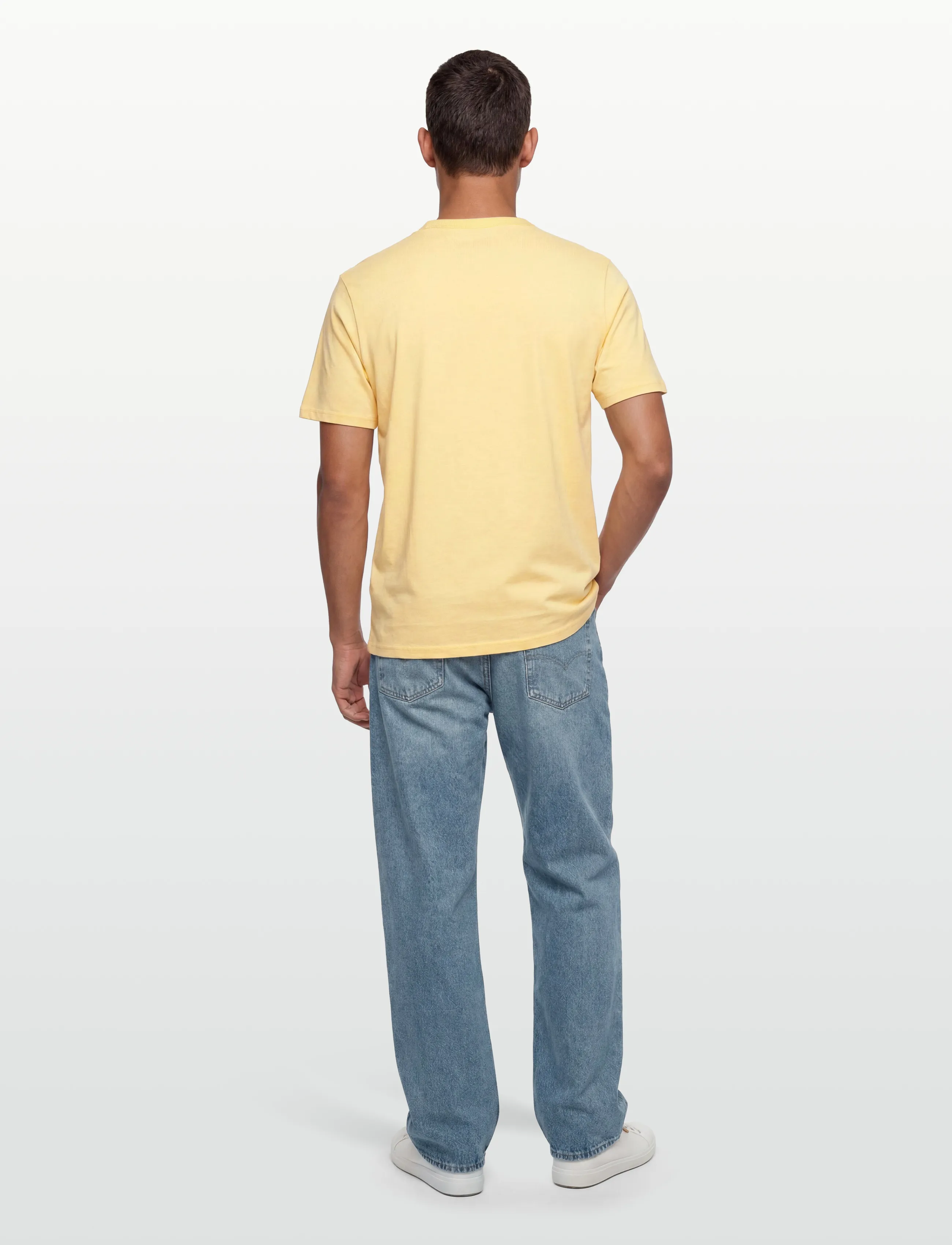 Jack & Jones - JJCOLLEGE LOGO TEE SS CREW NECK - kortärmade t-shirts - sunlight - 4