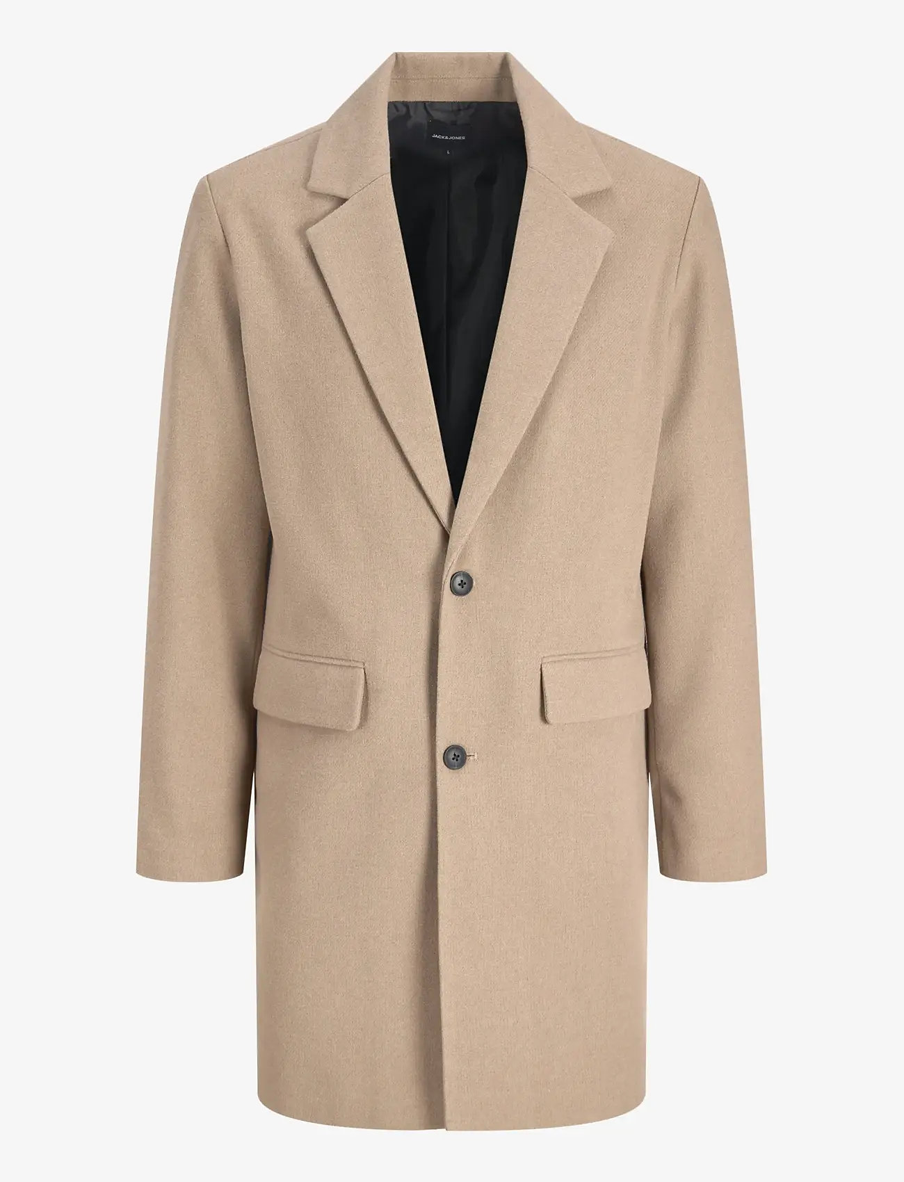 Jack & Jones - JJEHARRIS COAT SN - wollmäntel - greige - 1